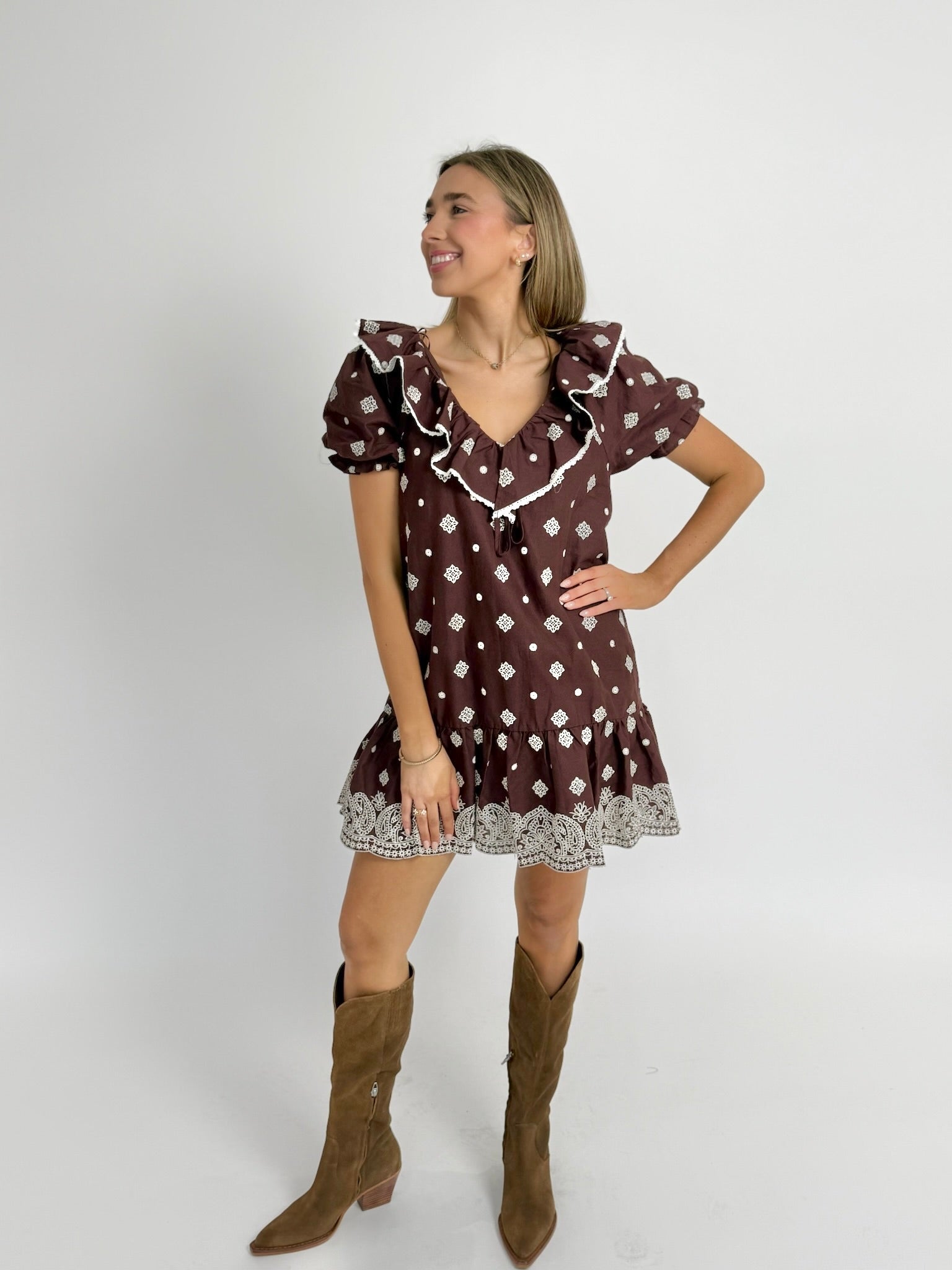 Bohemian Ruffle Dress