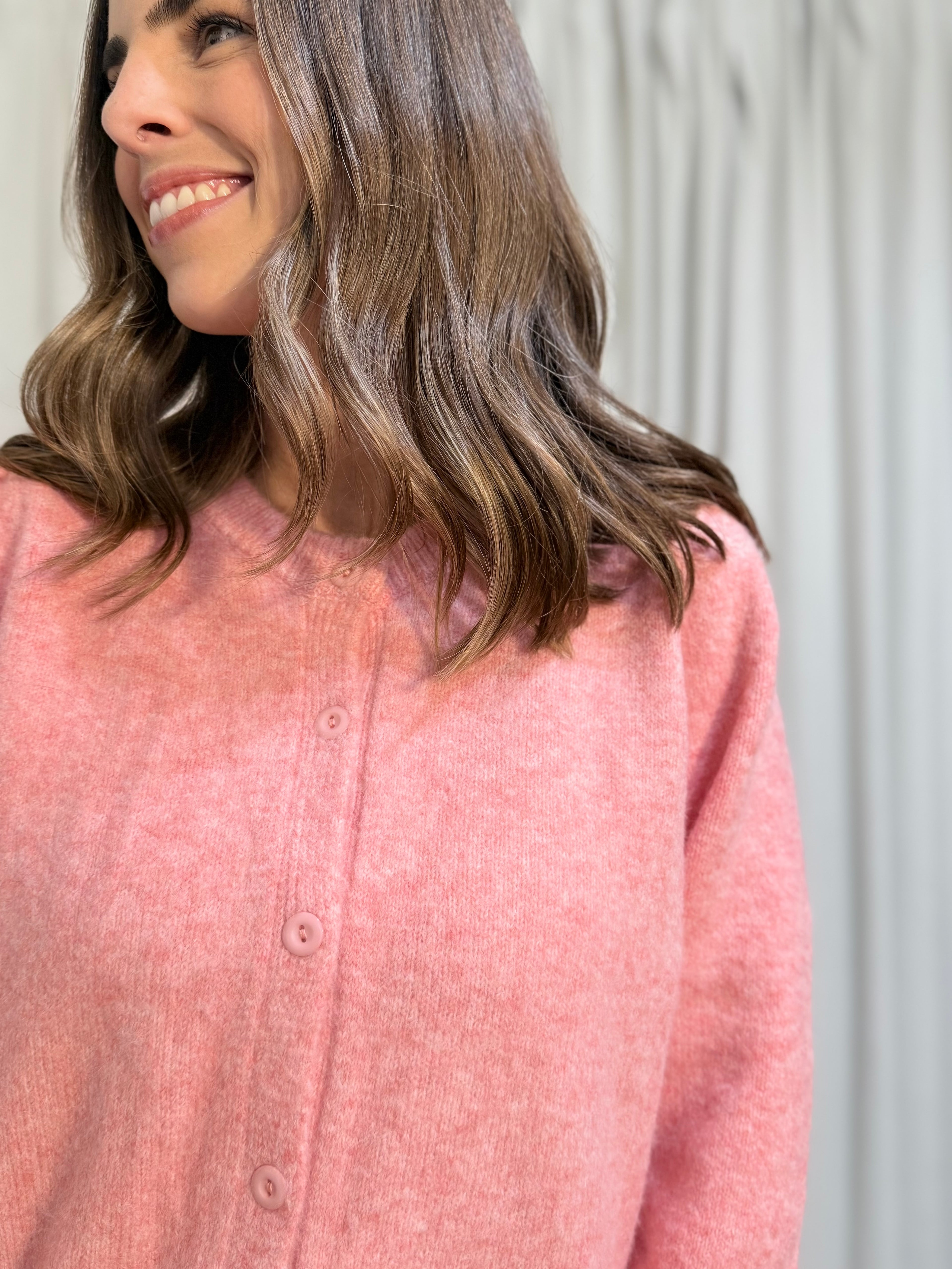 Pink Cardigan