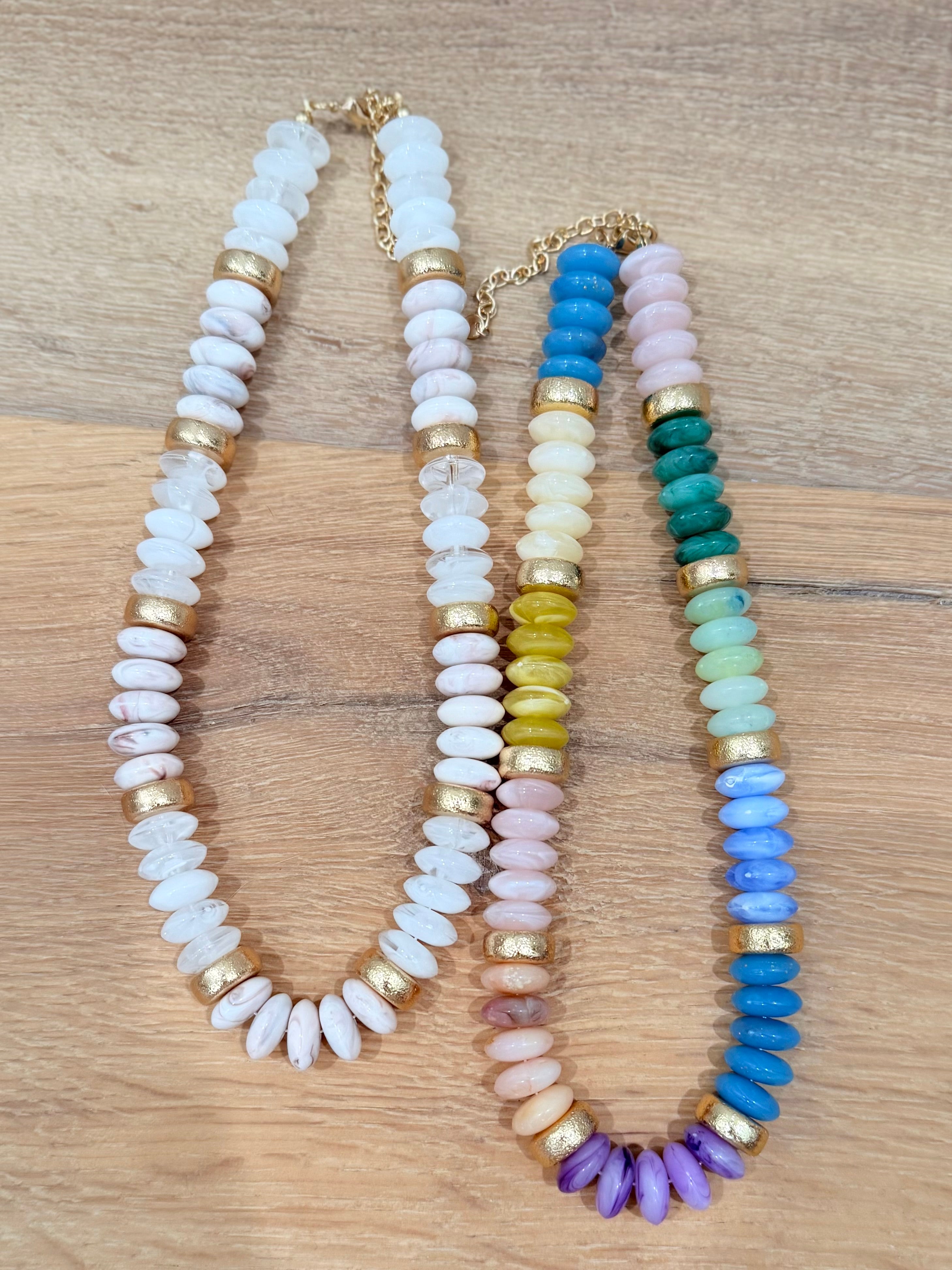 Chunky Beaded Necklace - Multi