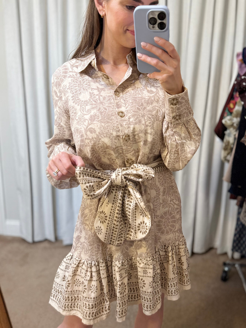 Carly Ruffled Mini Dress