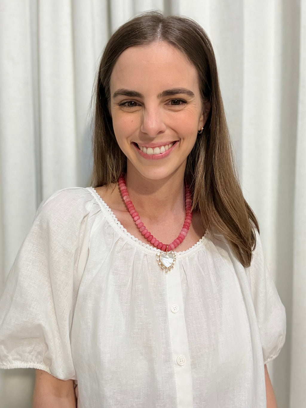 Pink Beaded Necklace