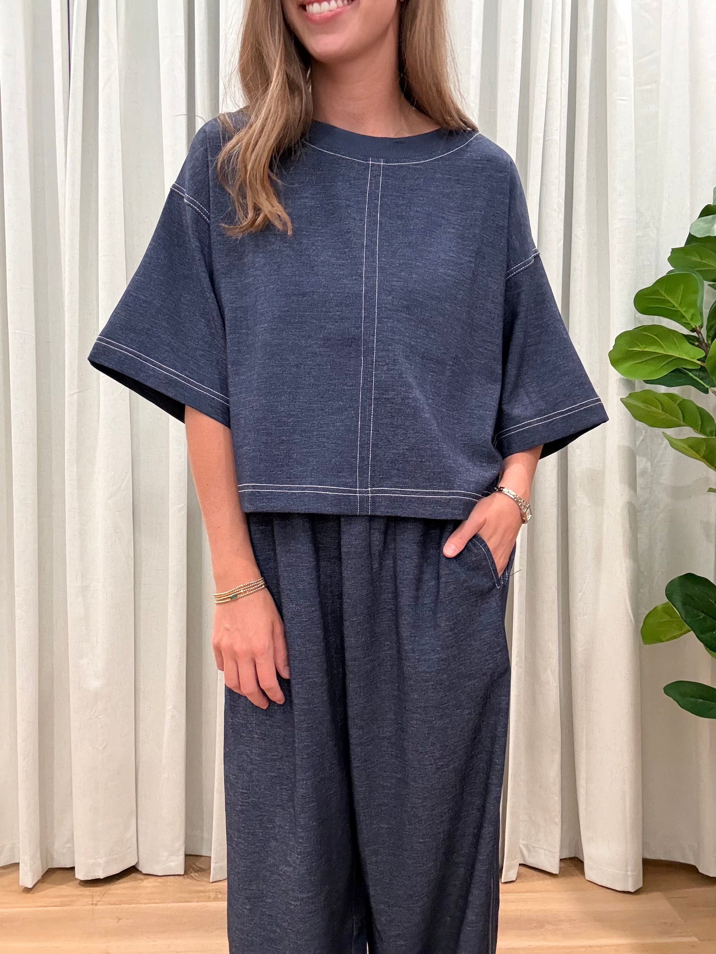 Denim Lounge Set