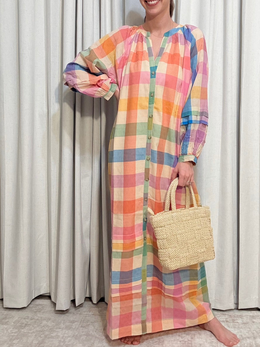 Cleo Plaid Dress
