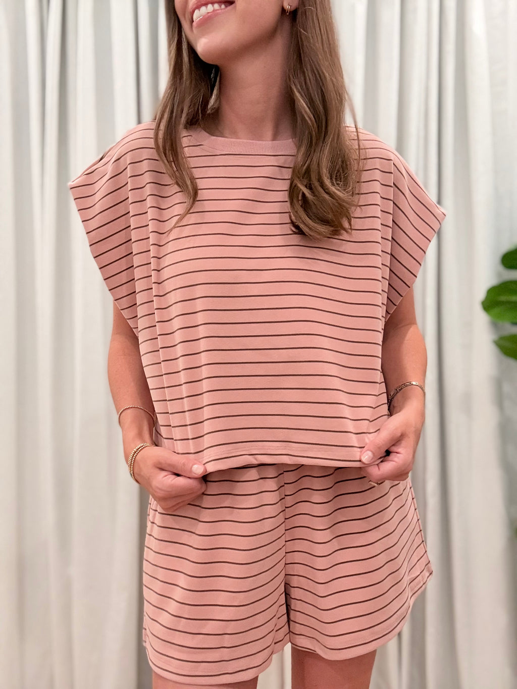 Striped Lounge Set