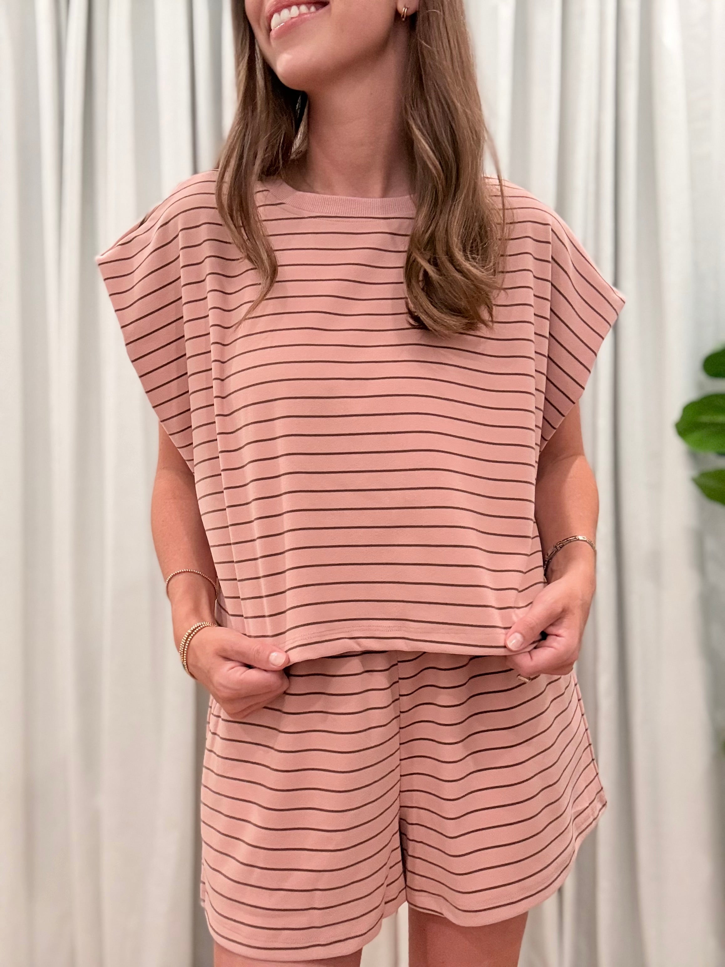Striped Lounge Set