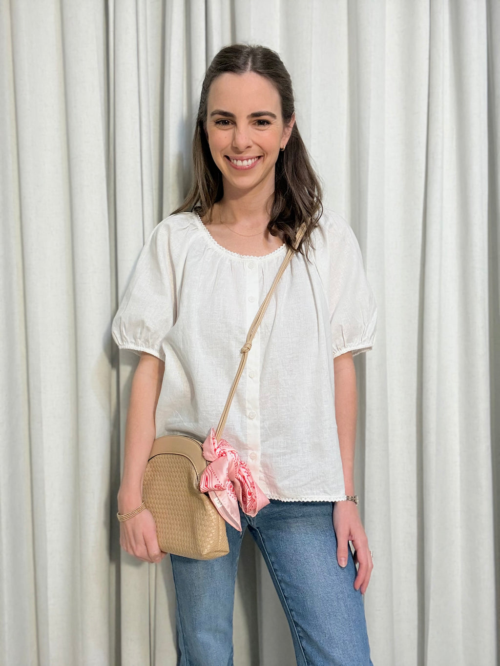 Trim Detail Blouse