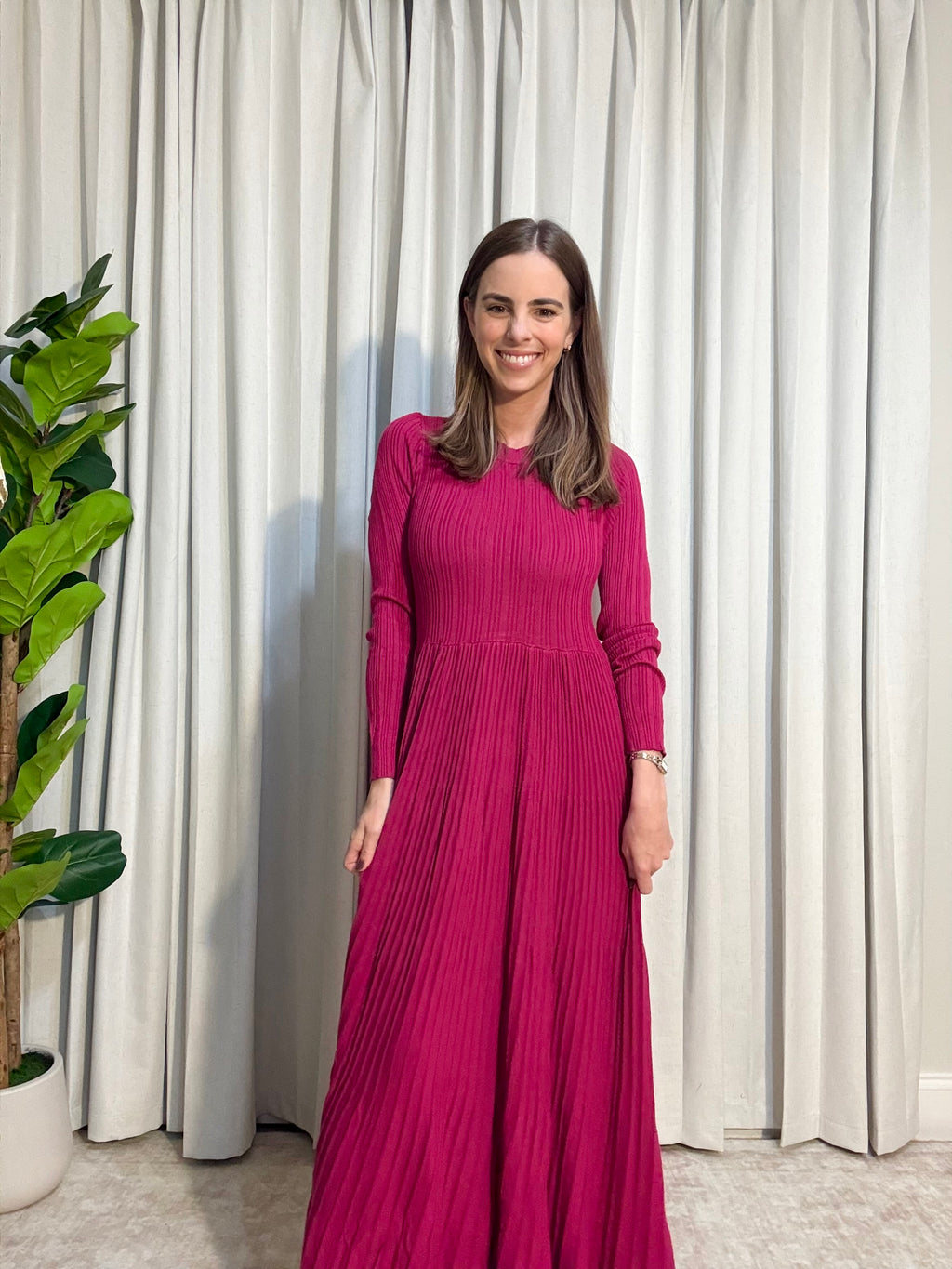 Ribbed Sweater Dress