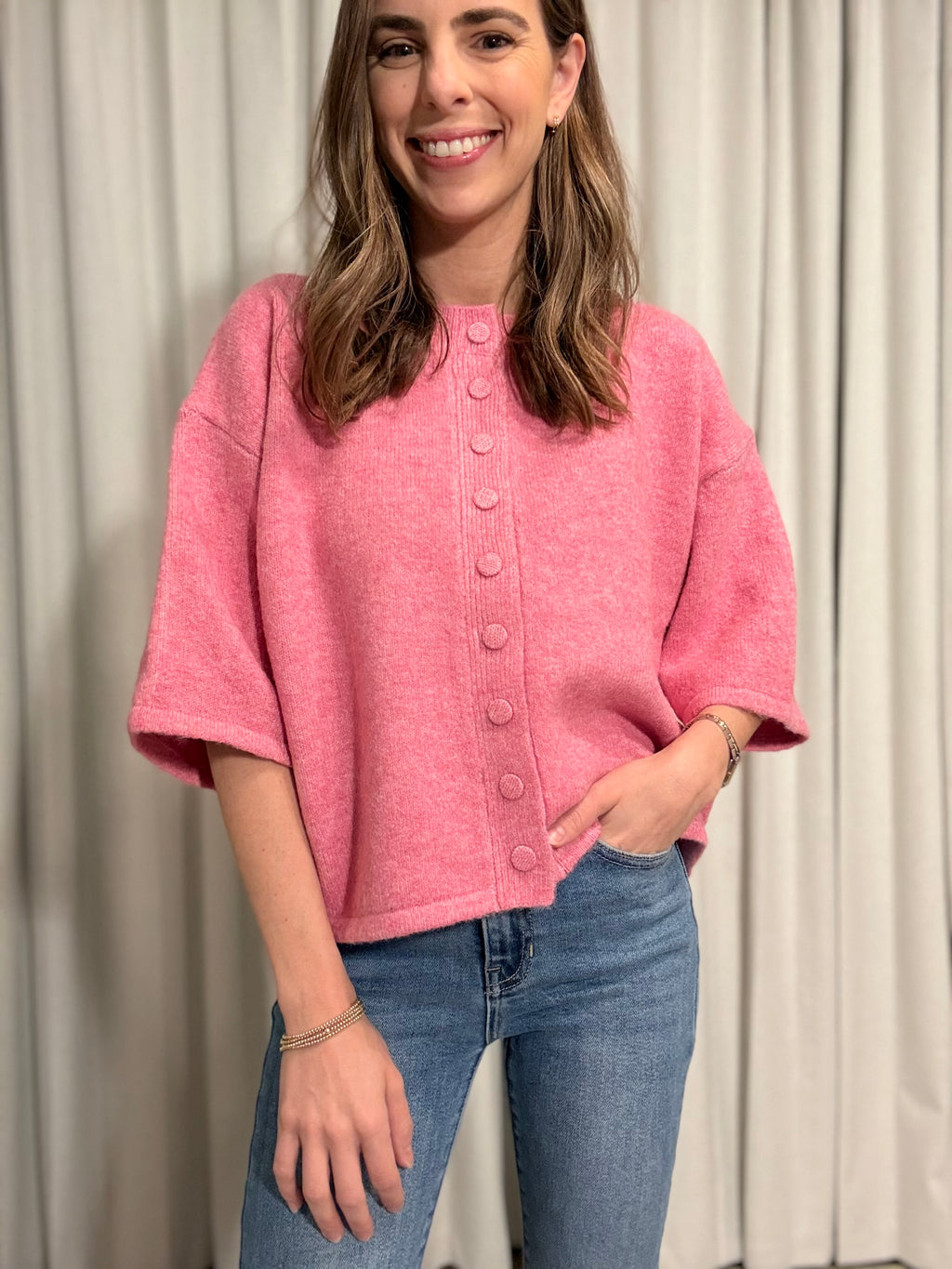 Button Down Sweater