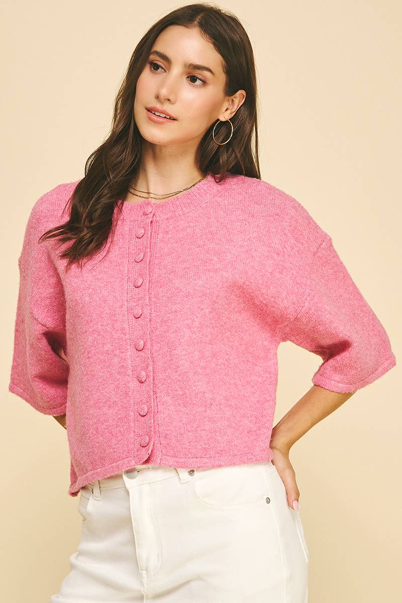 Button Down Sweater