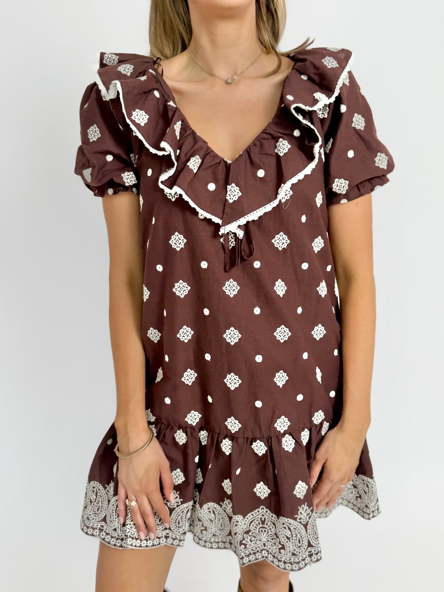 Bohemian Ruffle Dress