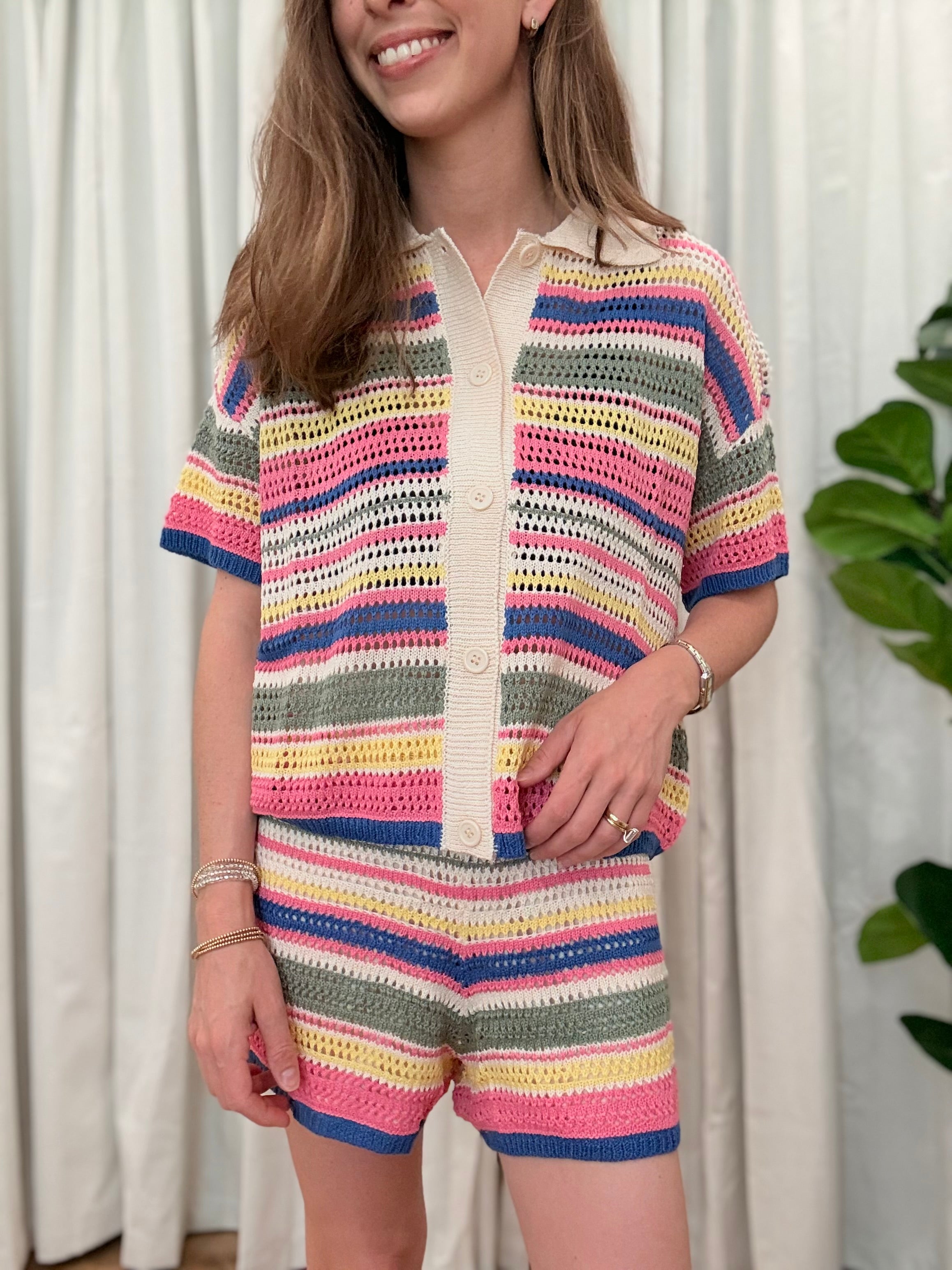 Crochet Button Down