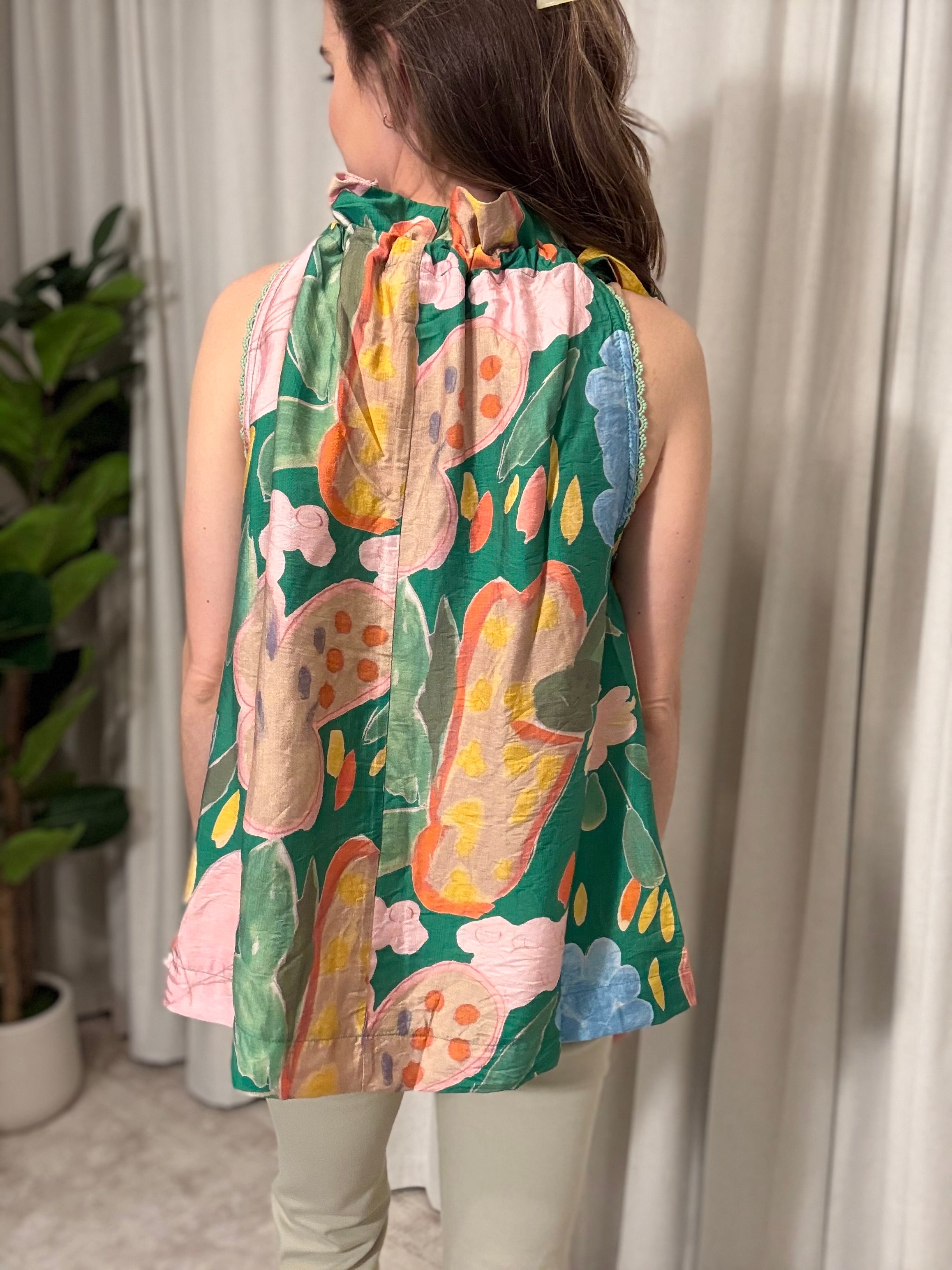 Floral Halter Top