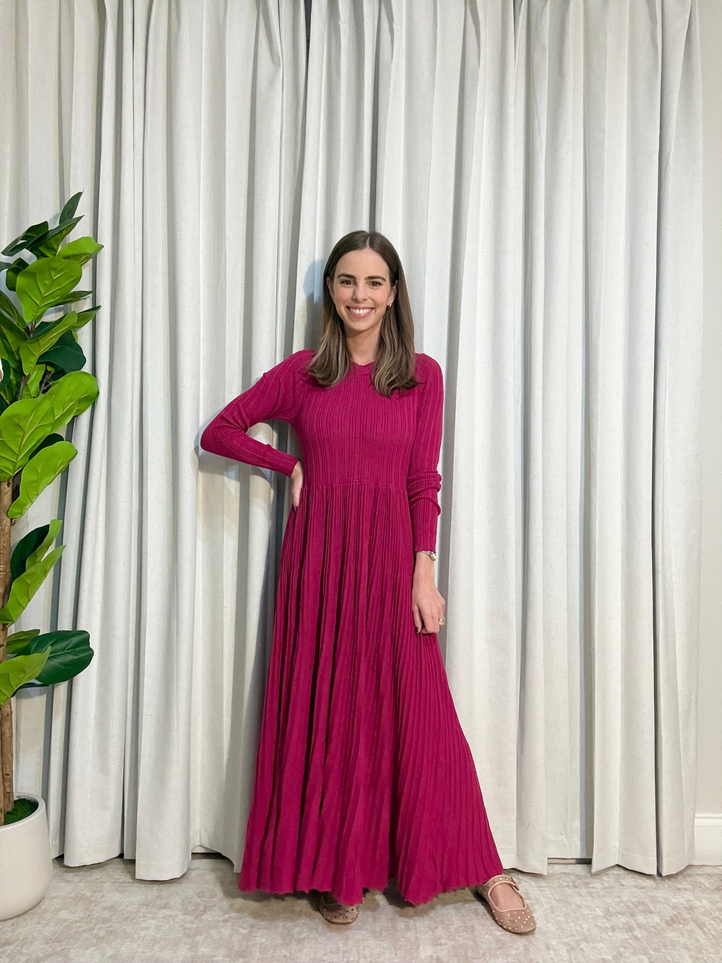 Ribbed Sweater Dress