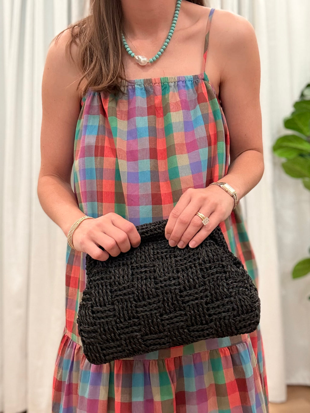 Plaid Maxi Dress