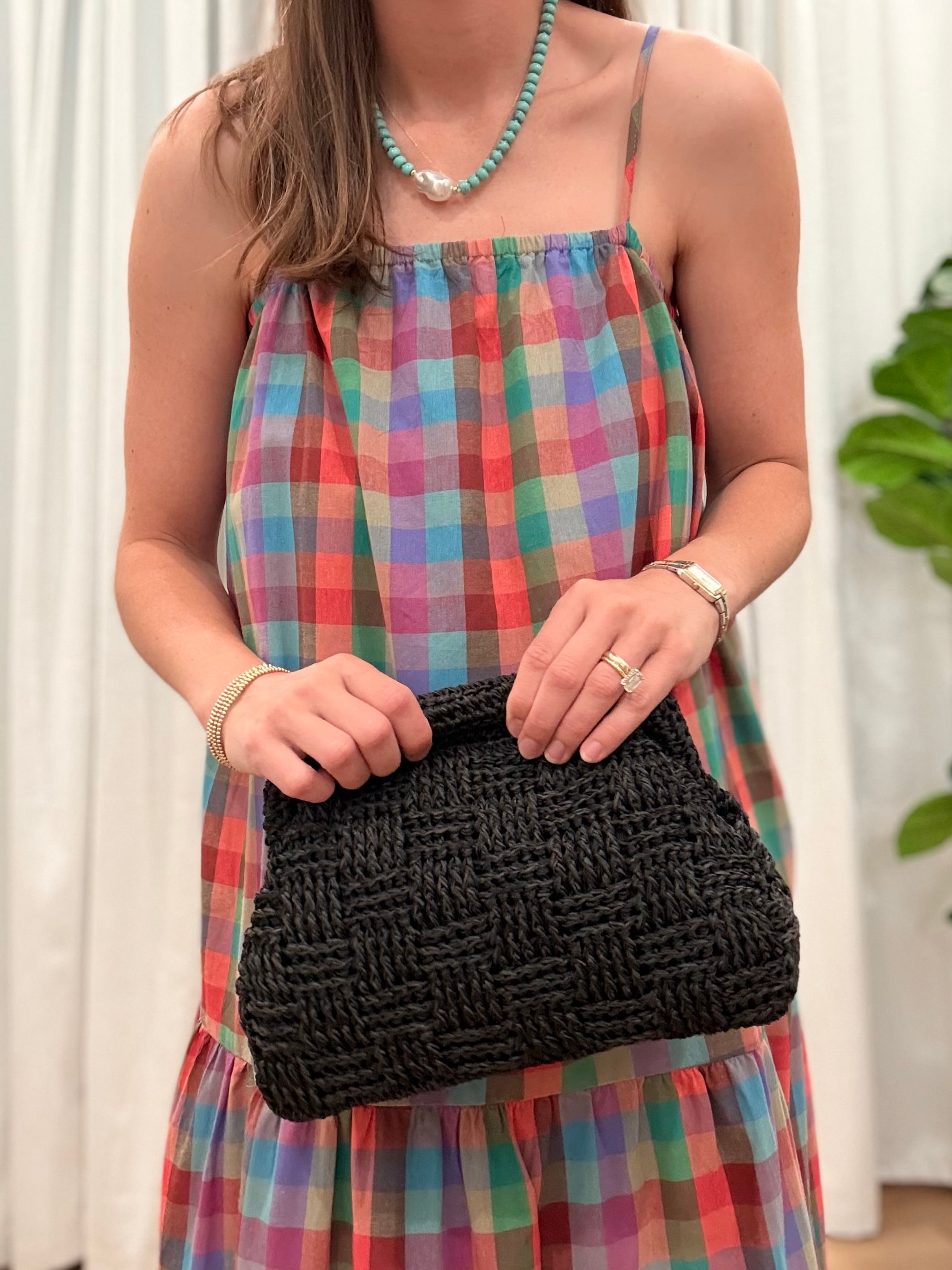 Plaid Maxi Dress