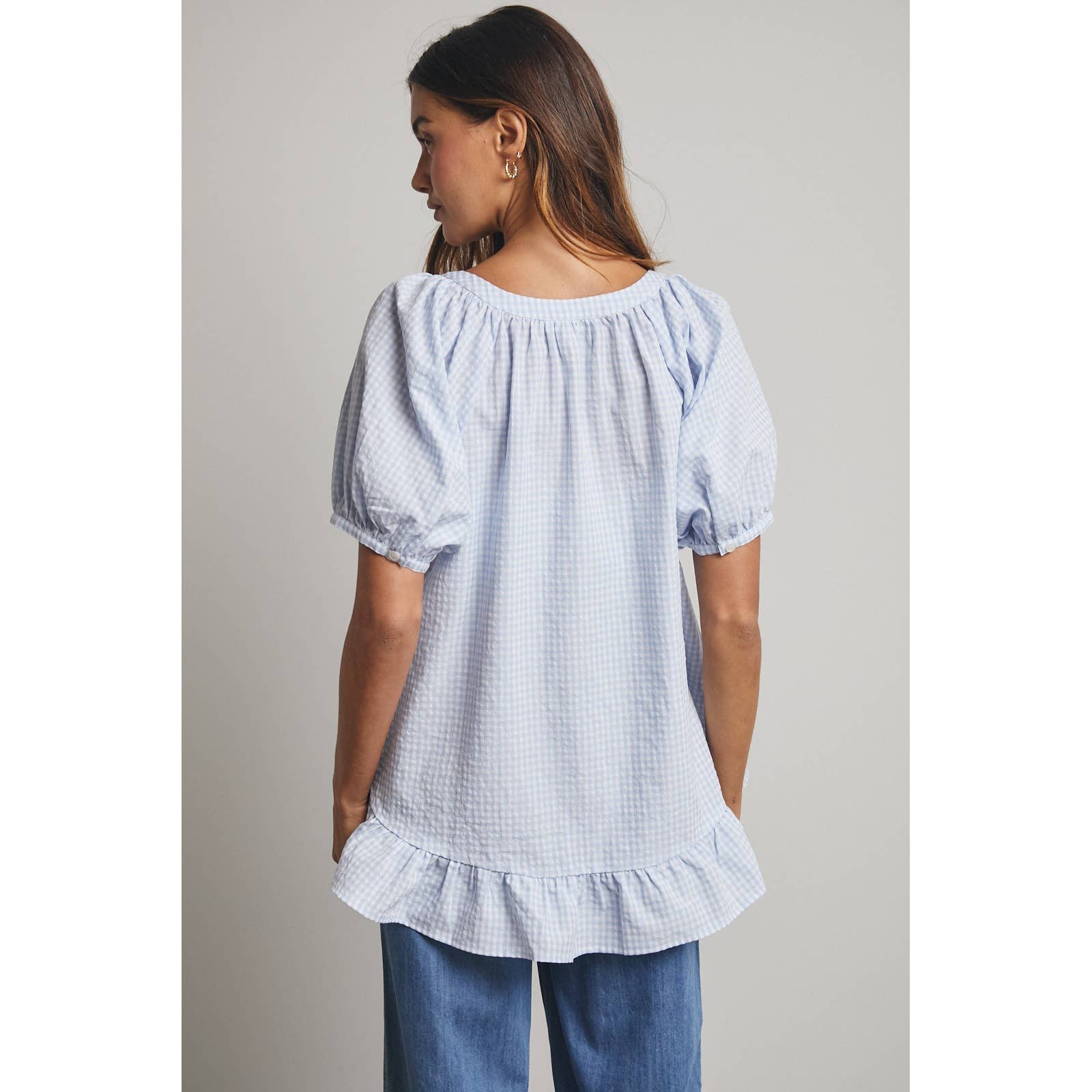 Gingham Blouse