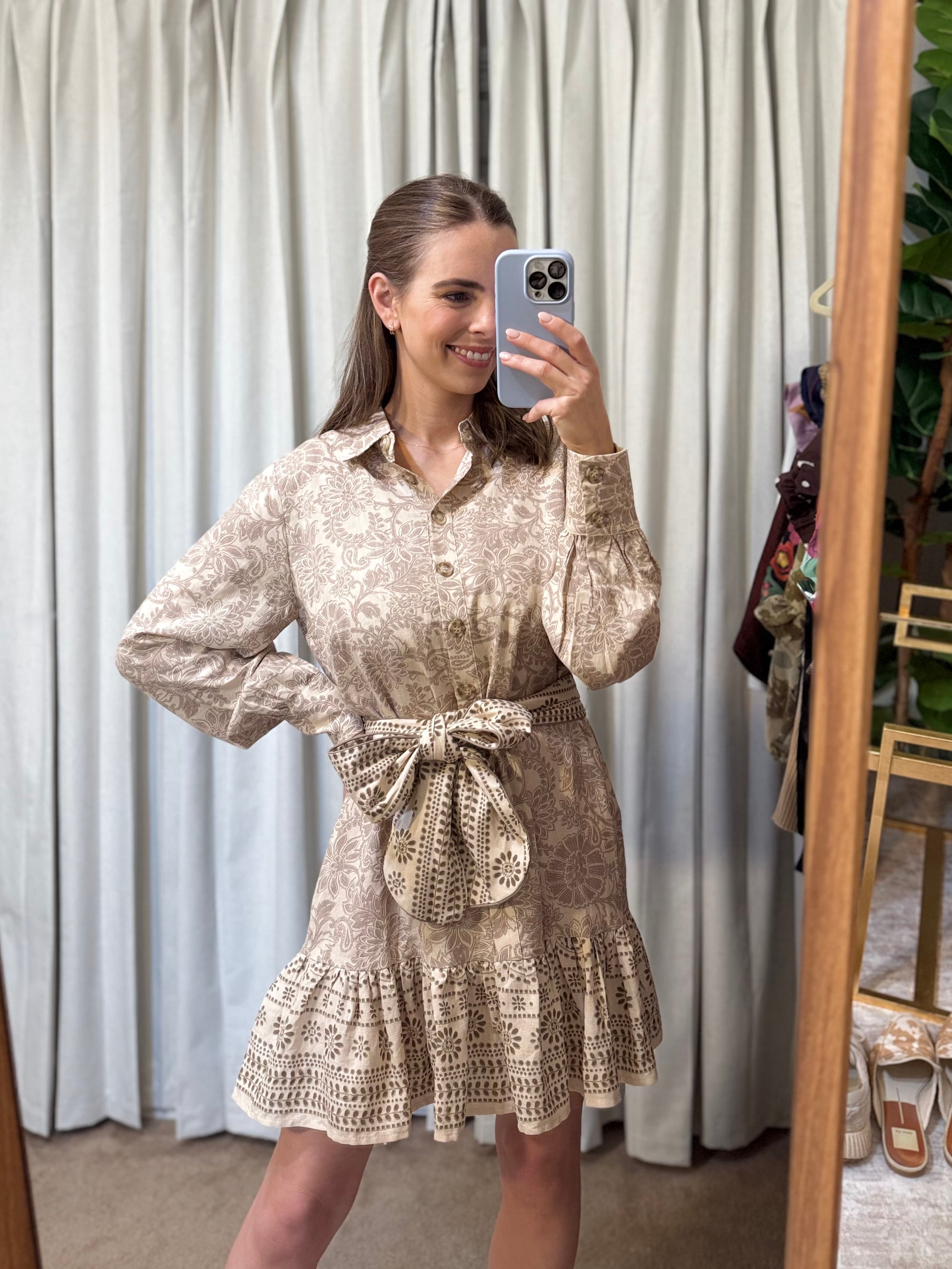 Carly Ruffled Mini Dress