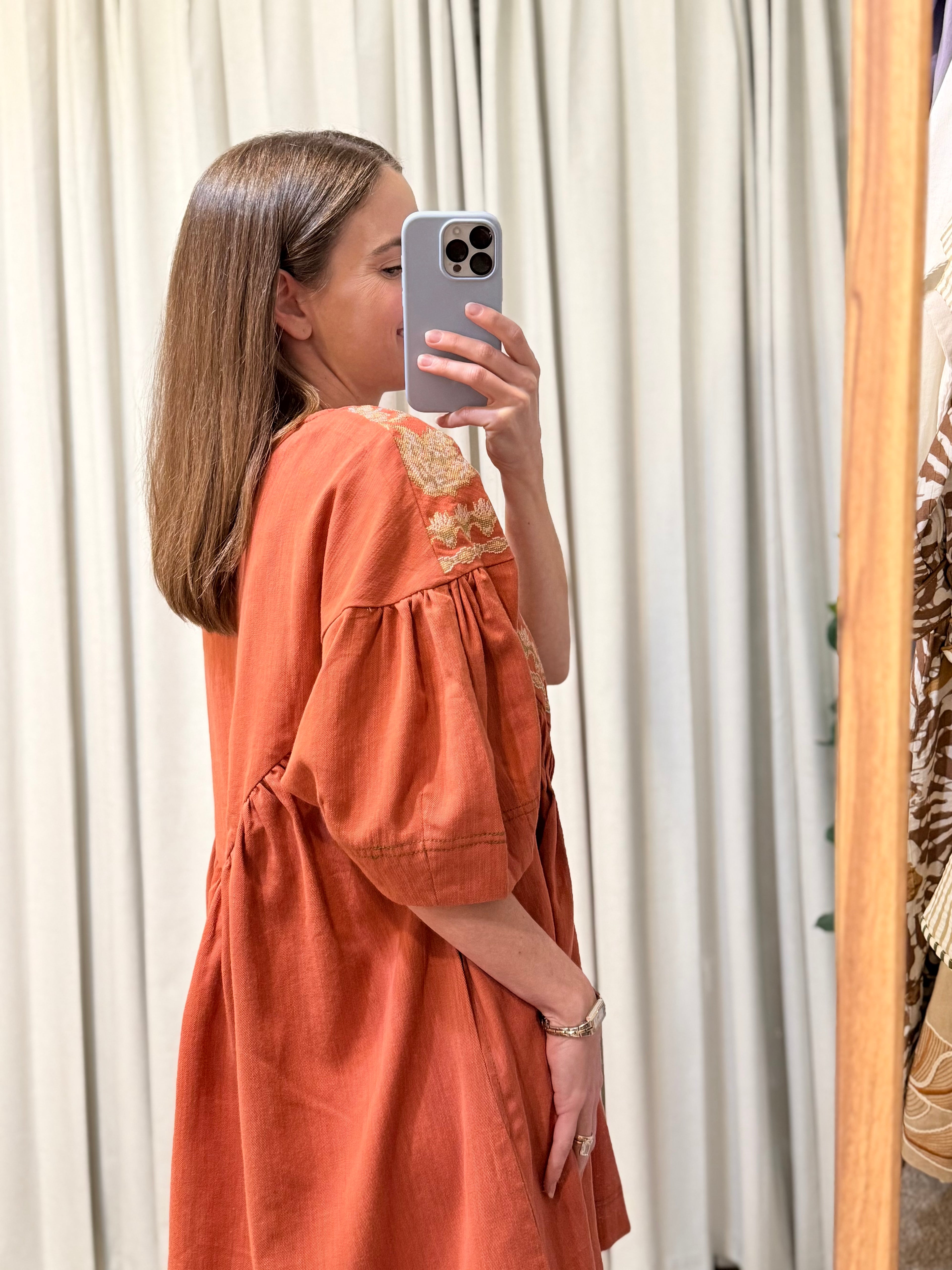 Embroidered Tunic Dress