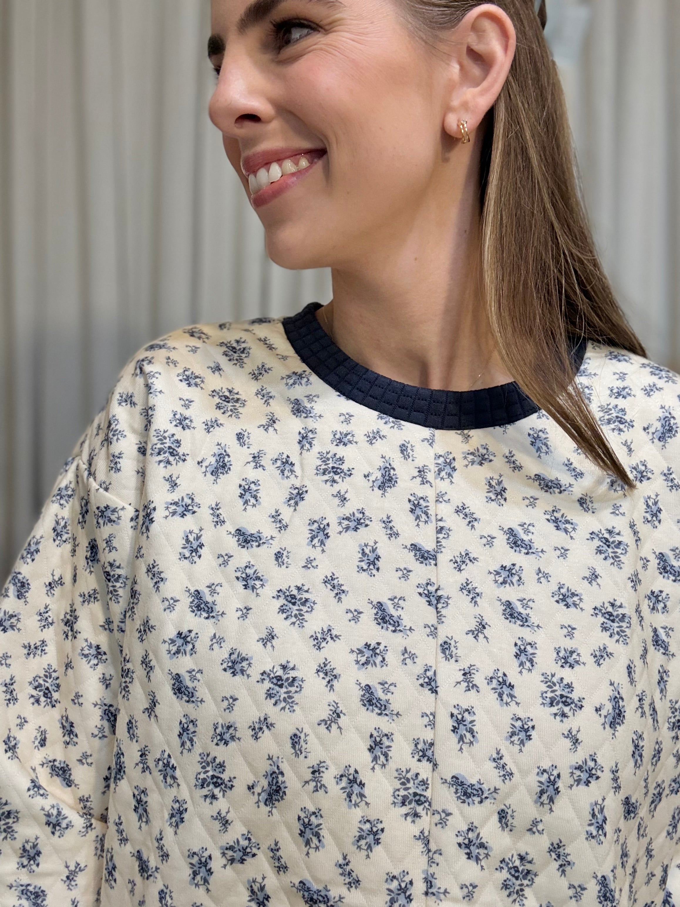 Quilted Pullover Set