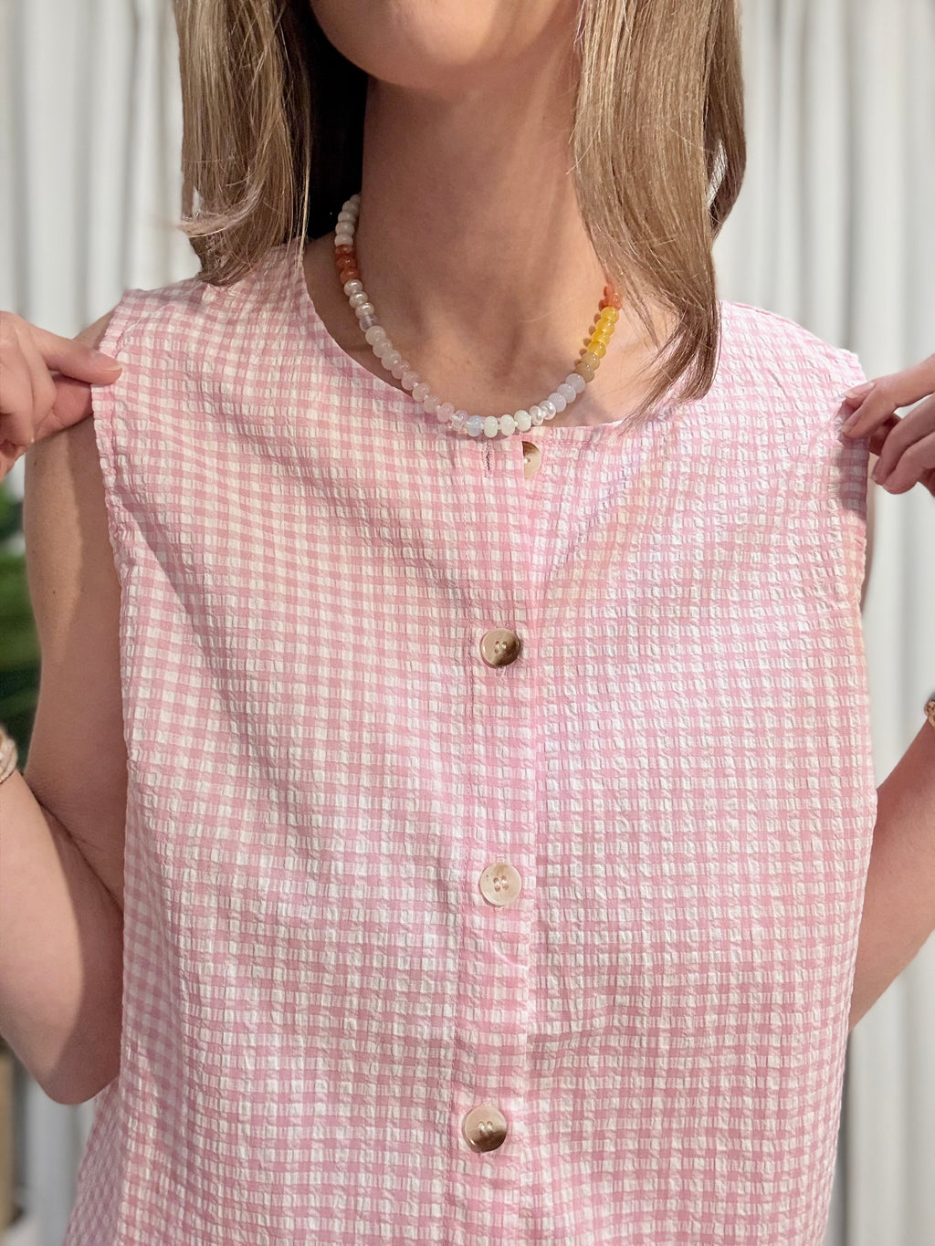 Gingham Tank