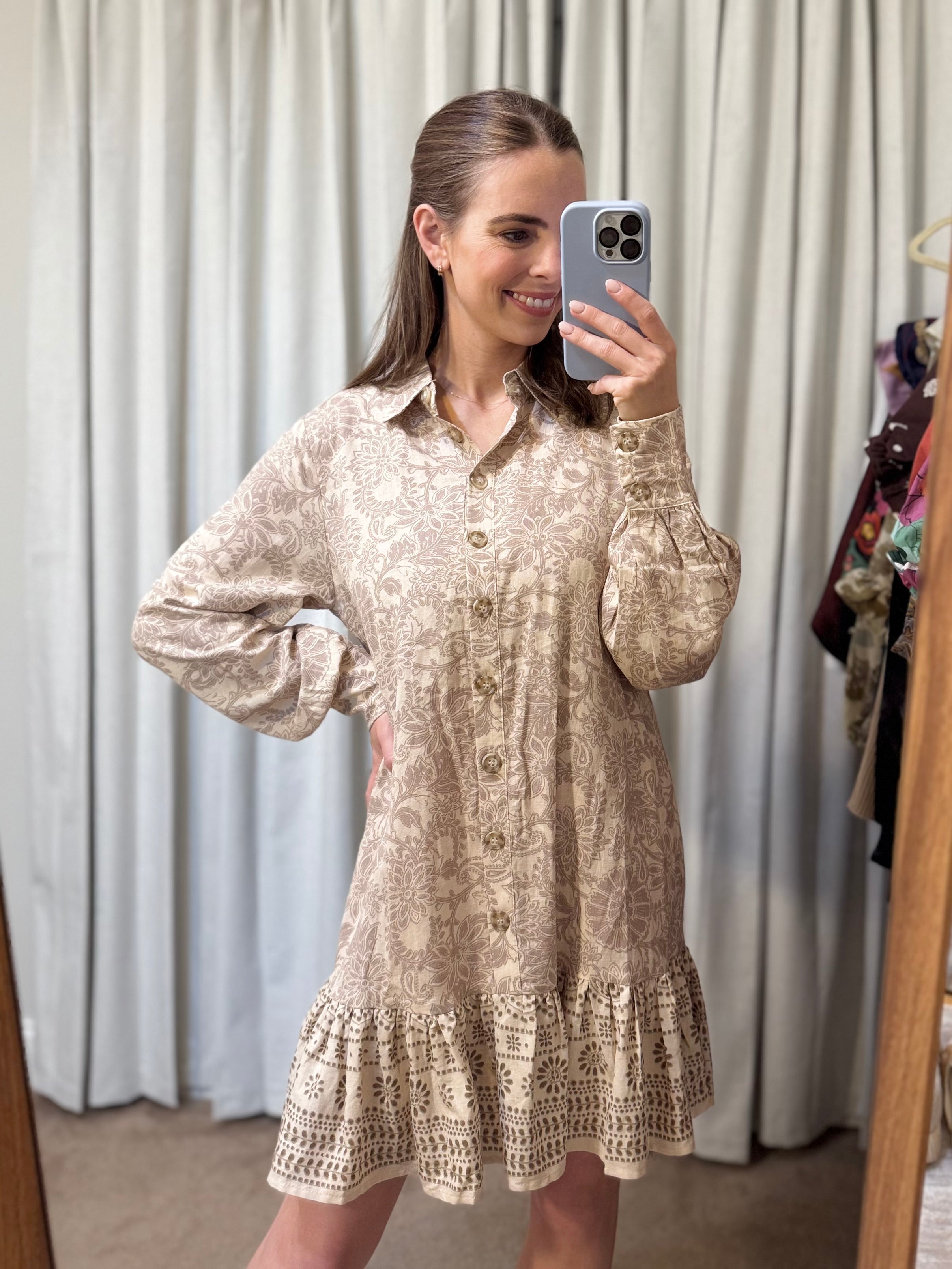 Carly Ruffled Mini Dress