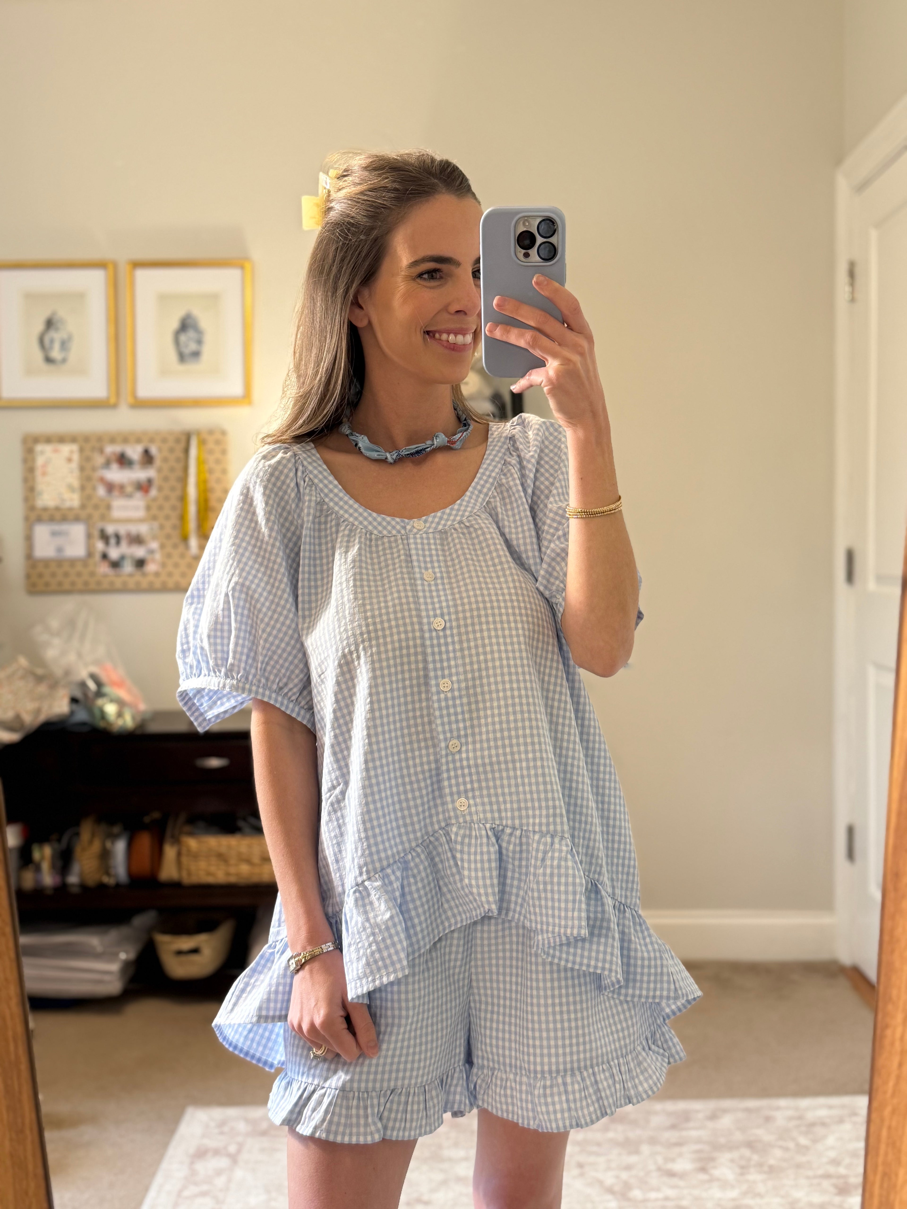 Gingham Blouse