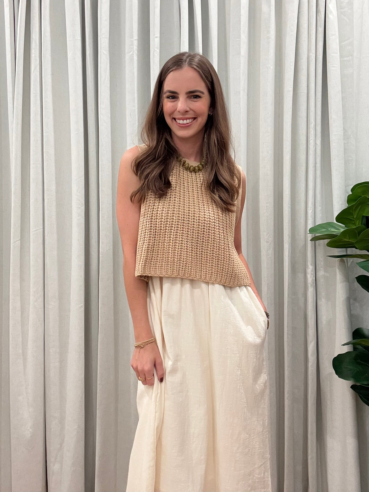 Twofer Midi Dress