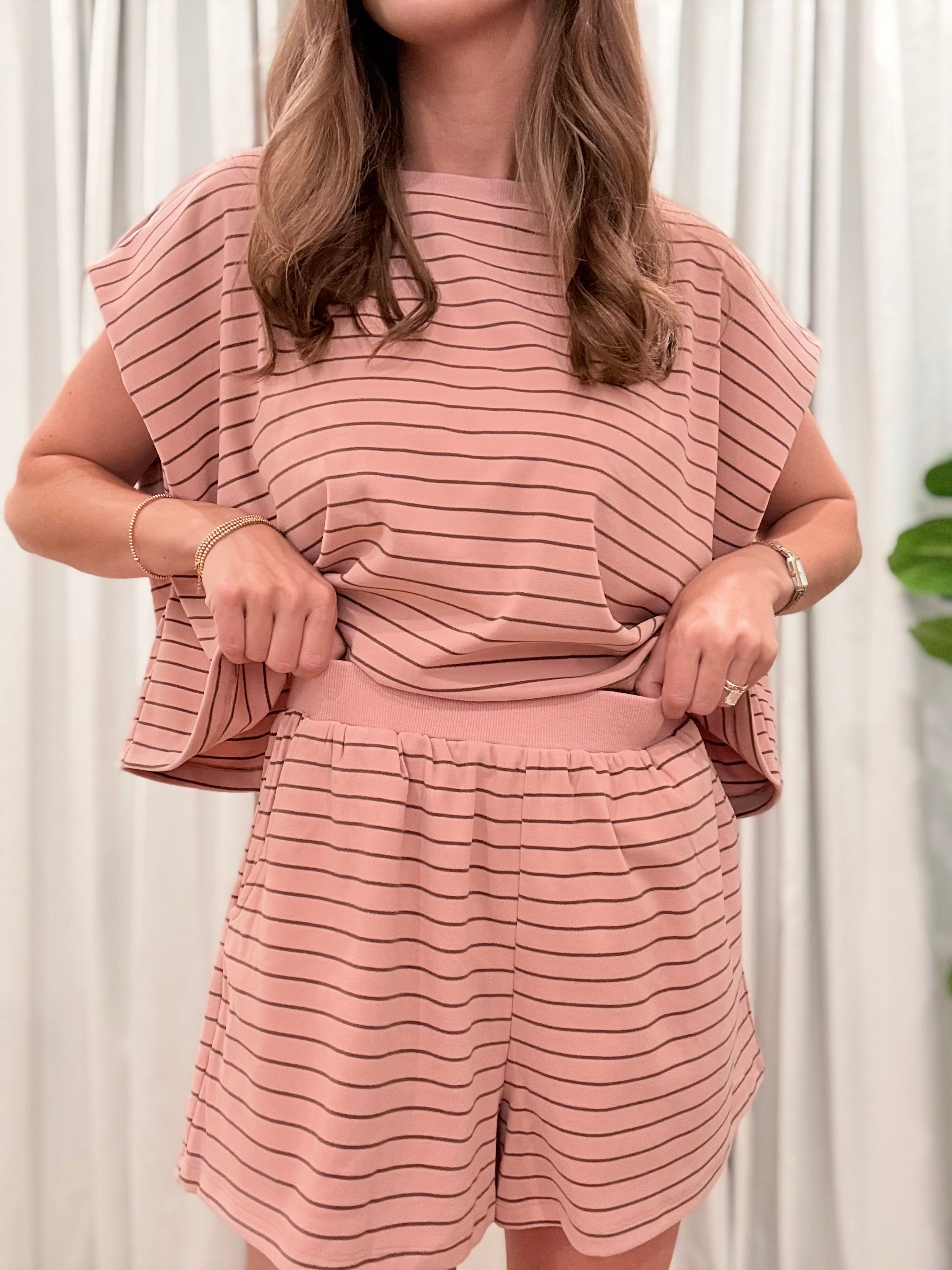 Striped Lounge Set