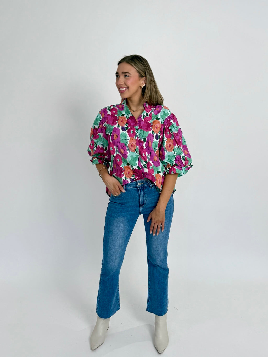 Victoria Floral Top