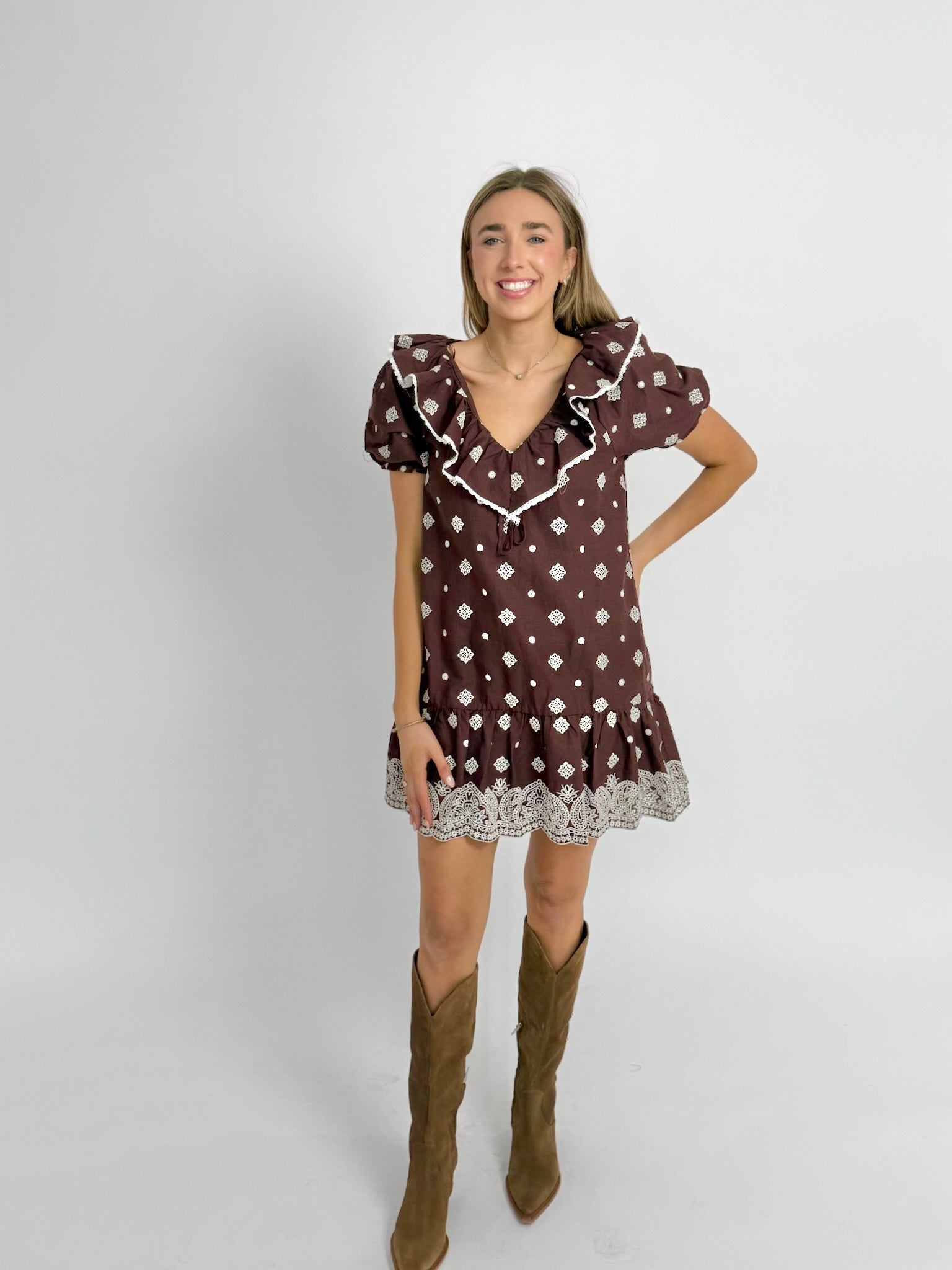 Bohemian Ruffle Dress