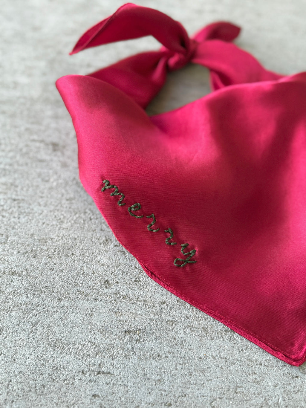 Merry Holiday Scarf - Red