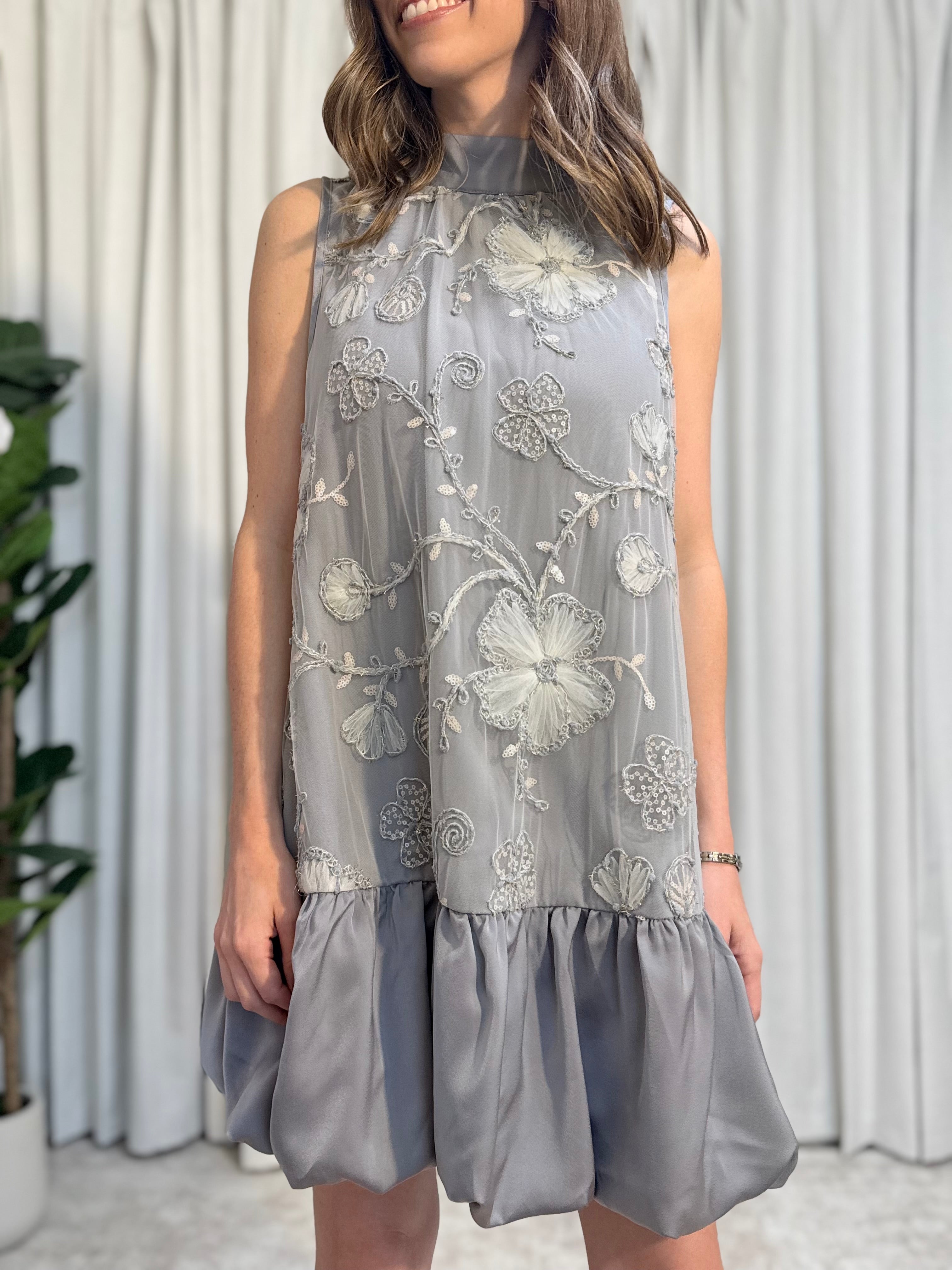 Embellished Mini Dress
