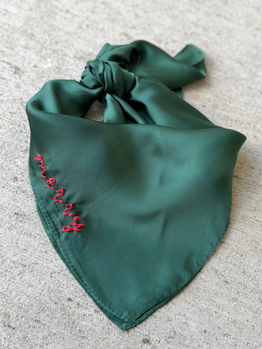 Merry Holiday Scarf - Forest