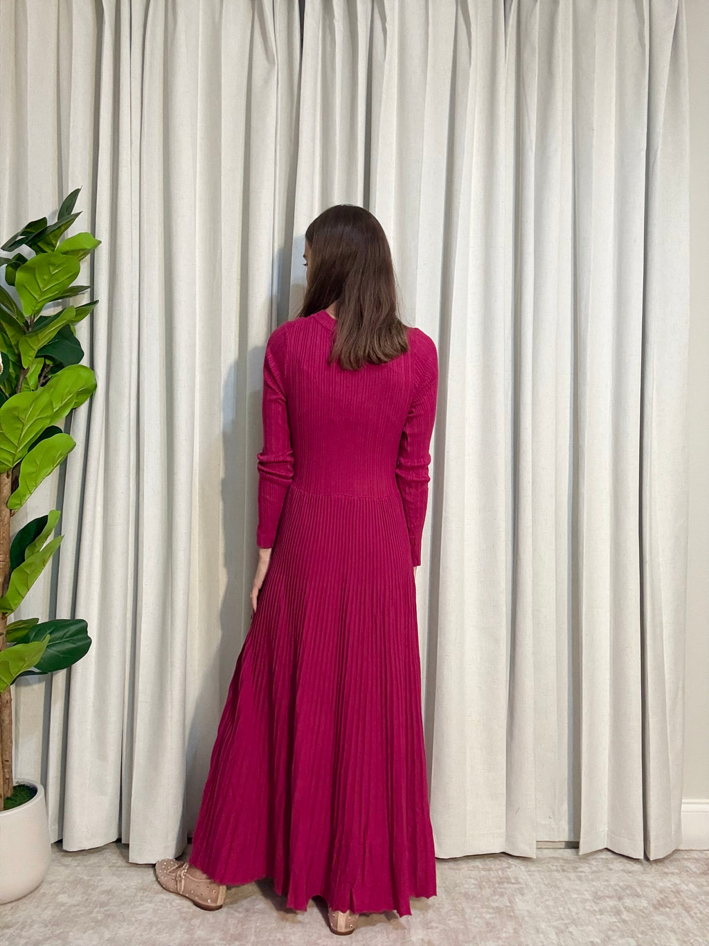 Ribbed Sweater Dress