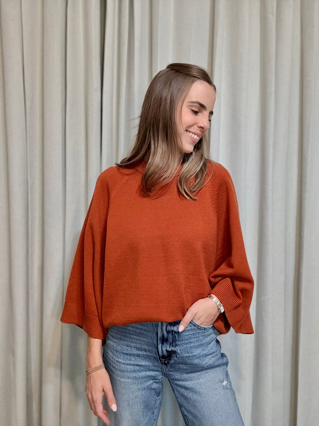 Drop Shoulder Sweater