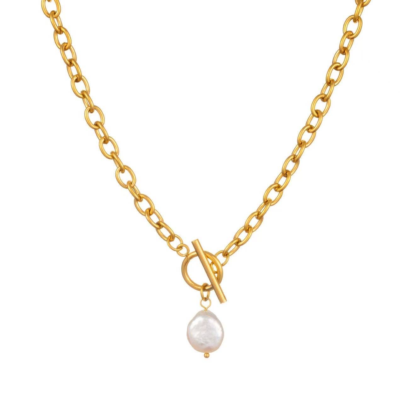 PREORDER* Fresh WaterPearl Toggle Necklace