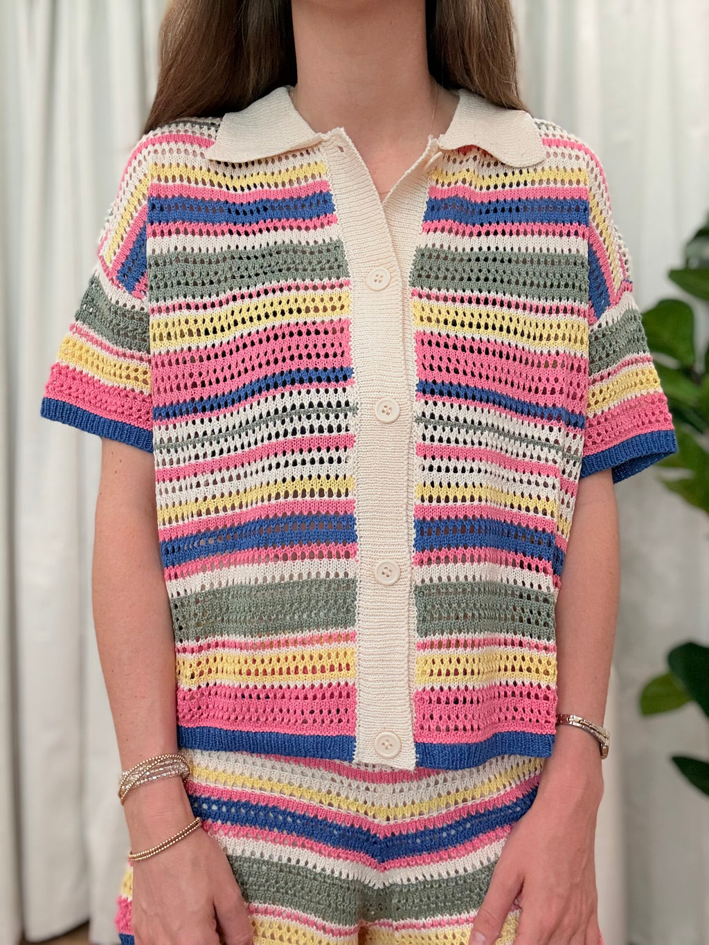 Crochet Button Down