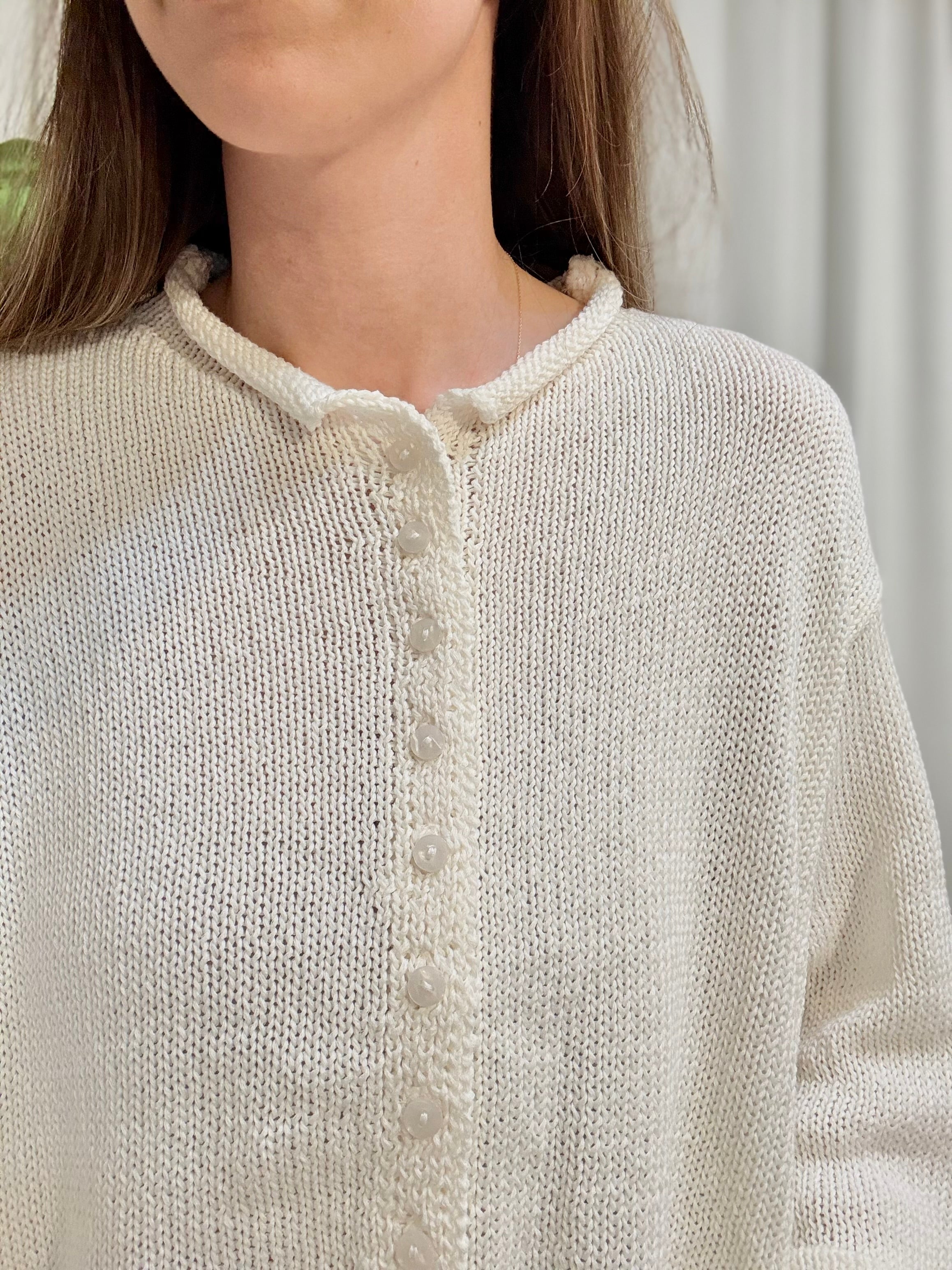 Rolled Cardigan