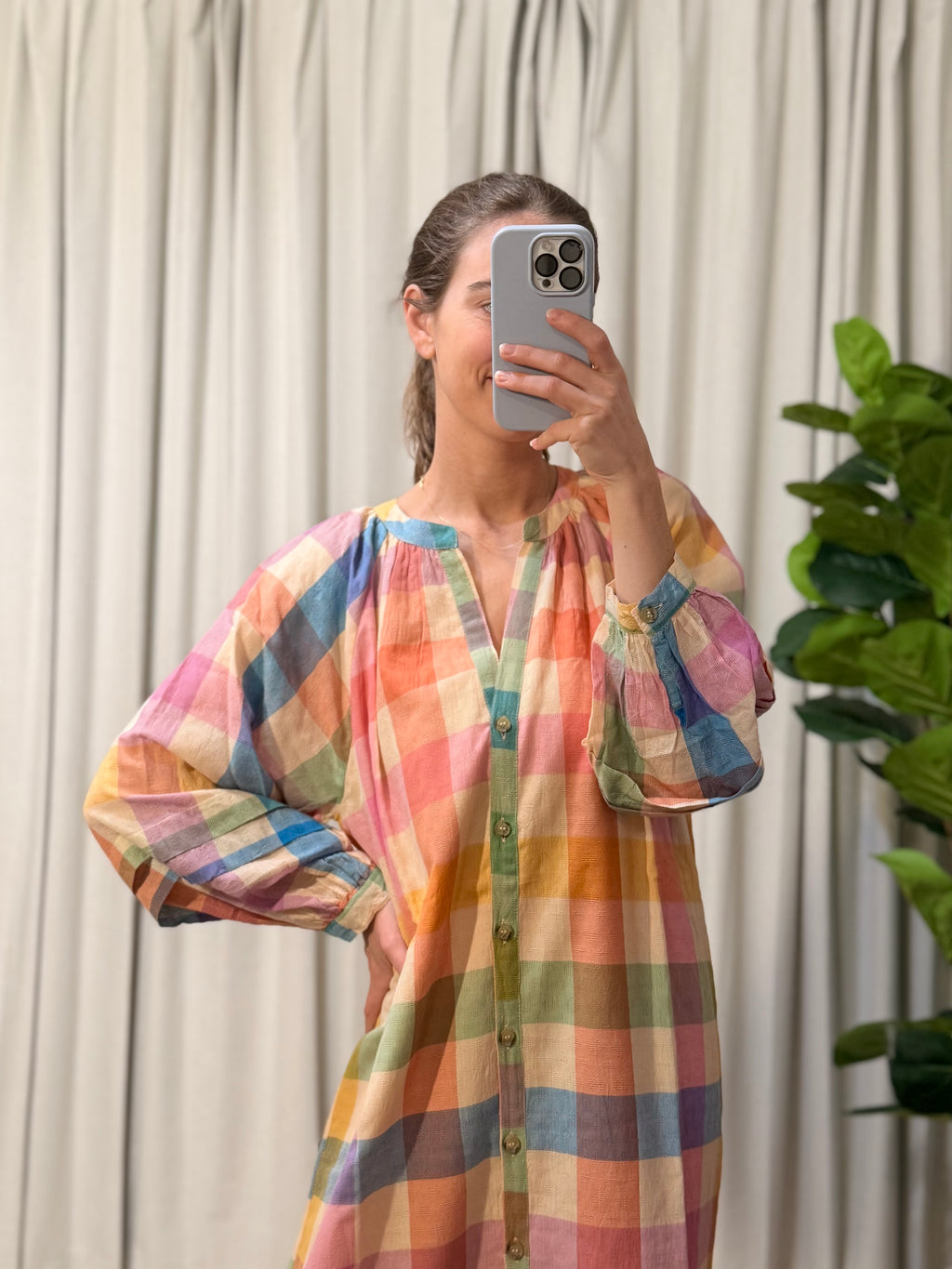Cleo Plaid Dress