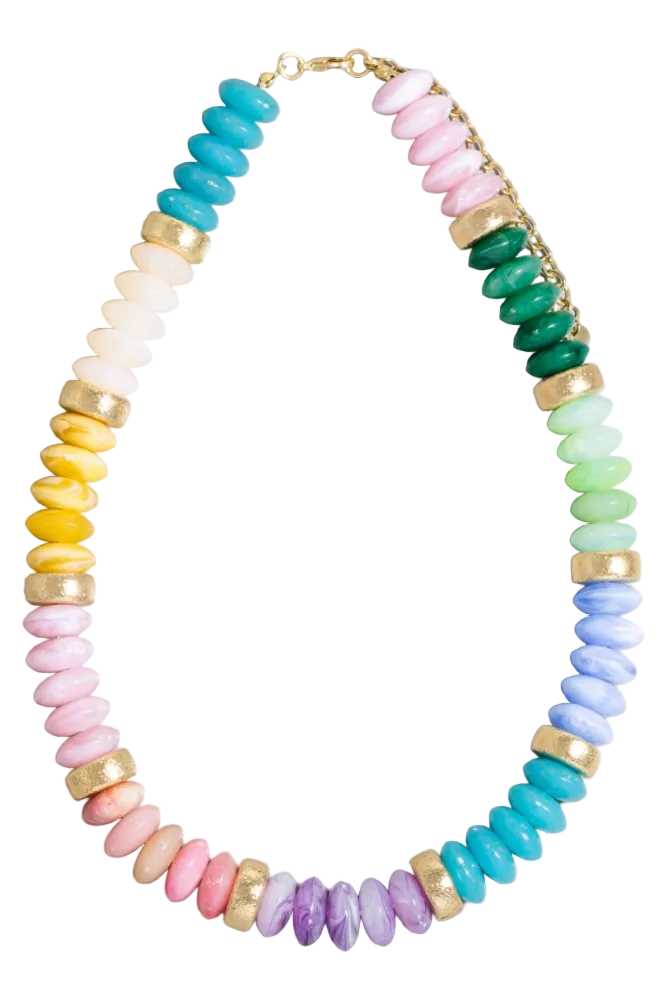 Chunky Beaded Necklace - Multi