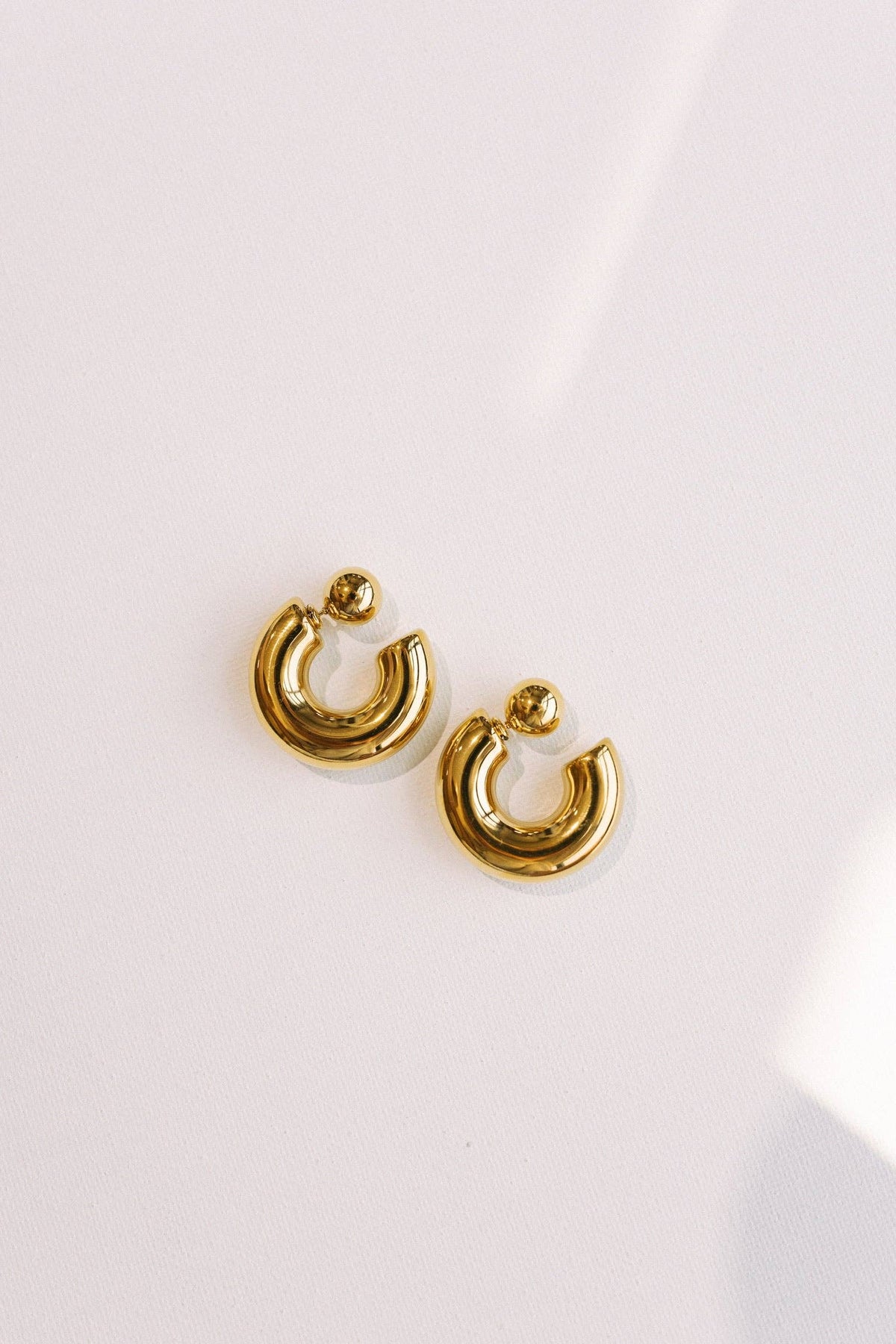 Everson Reverse Hoop Earrings