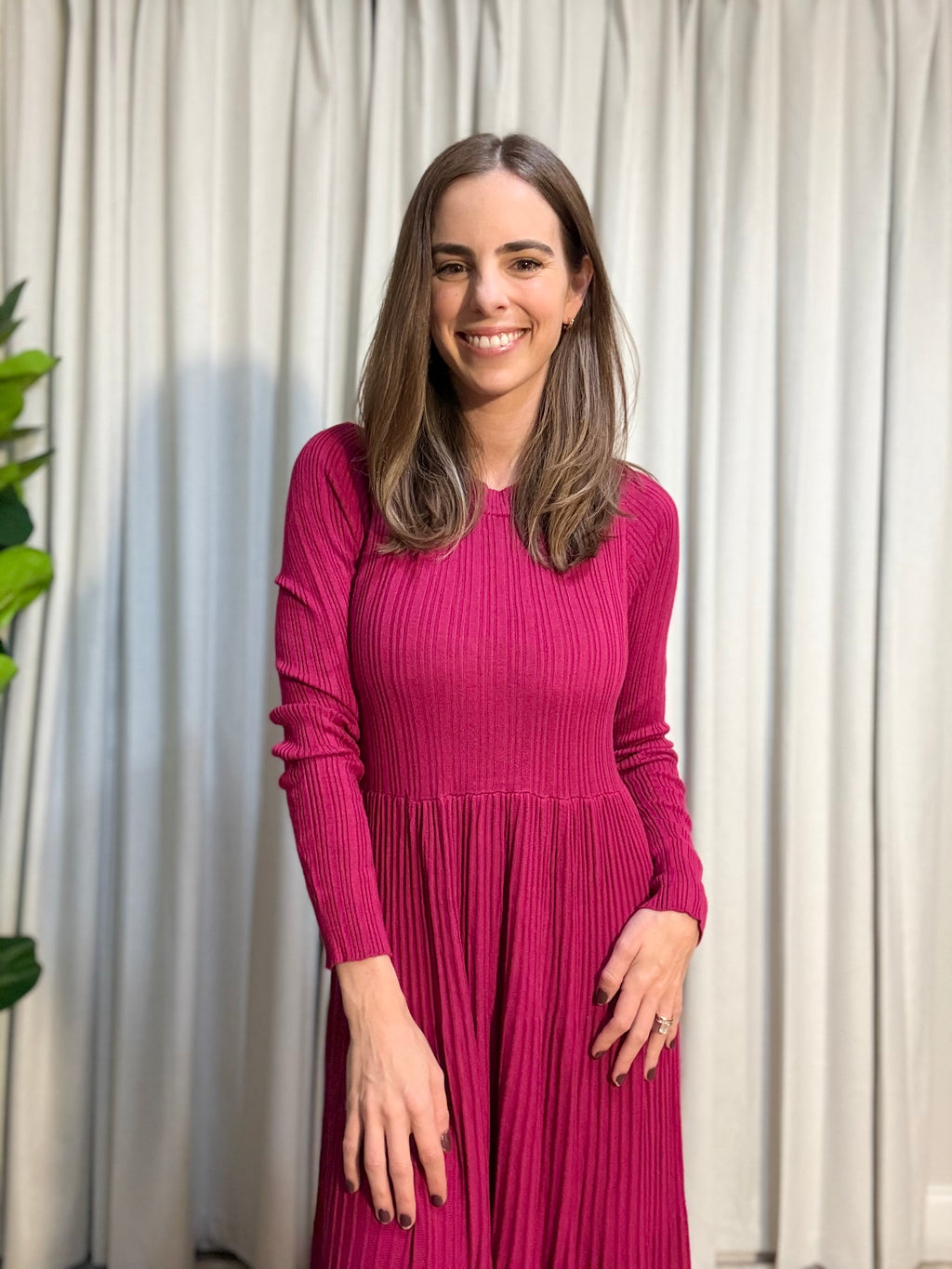 Ribbed Sweater Dress