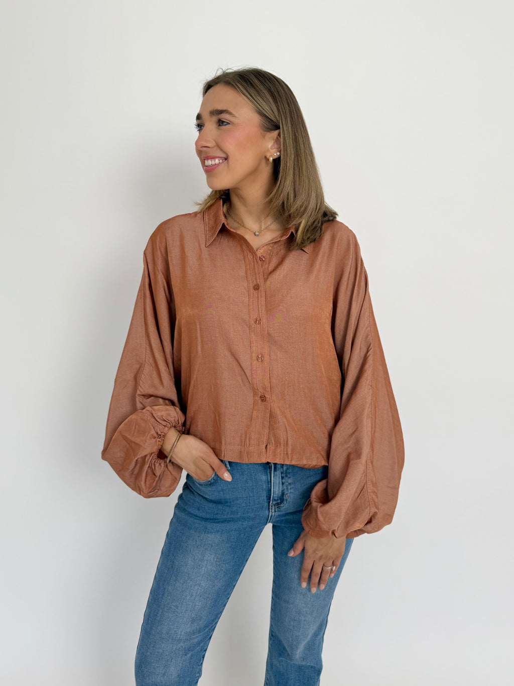 Terracotta Blouse