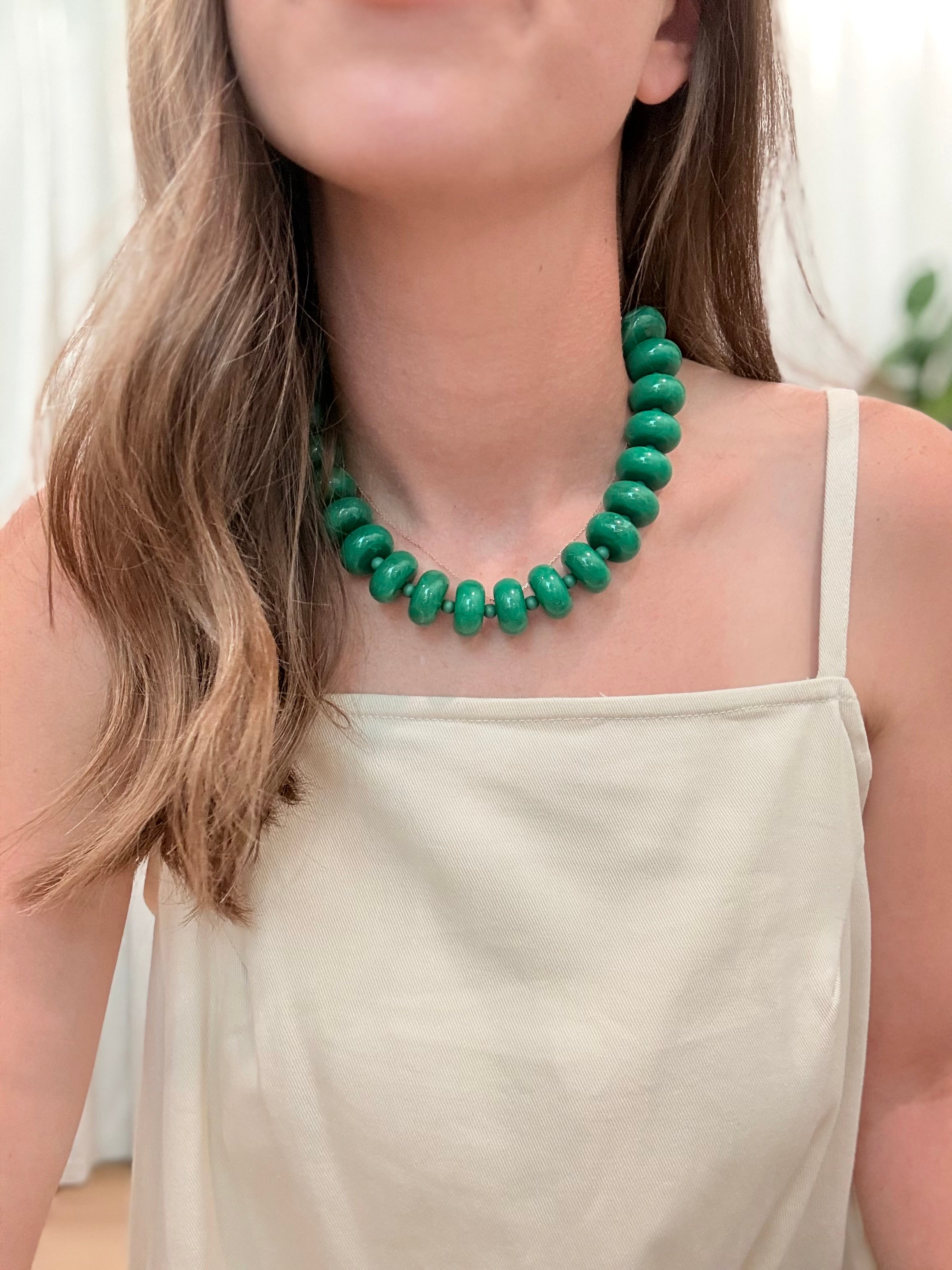 Circle Bauble Ball Necklace