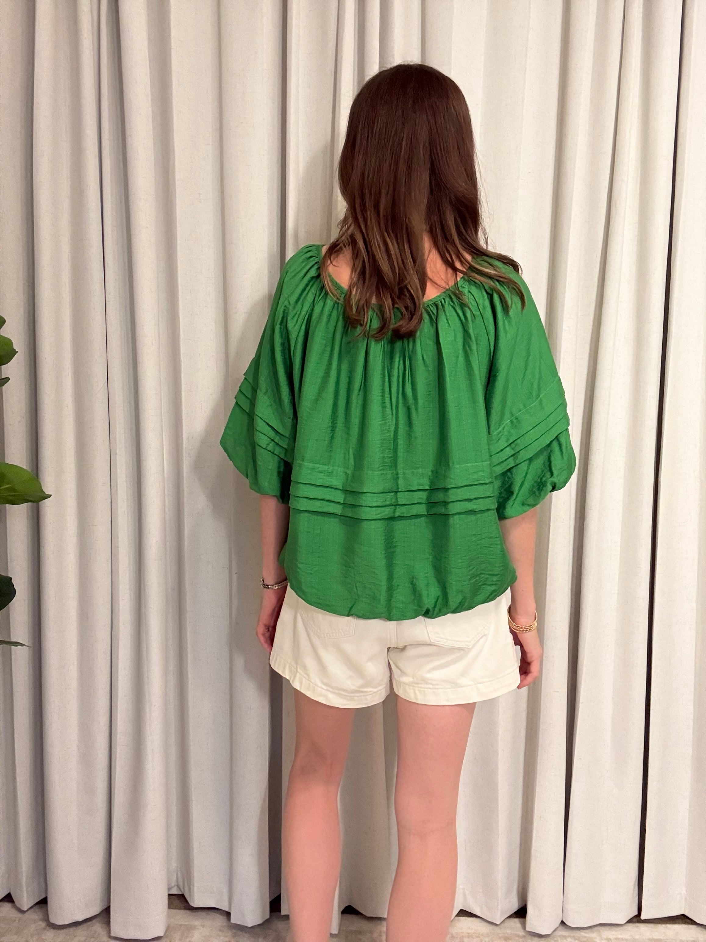 Pleat Detail Top