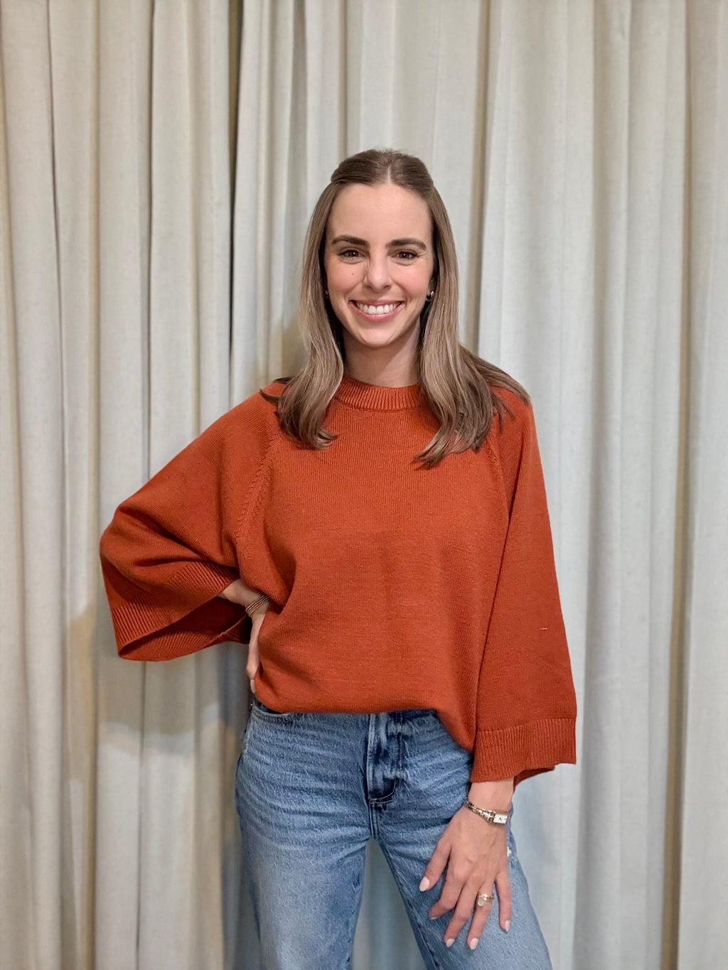 Drop Shoulder Sweater