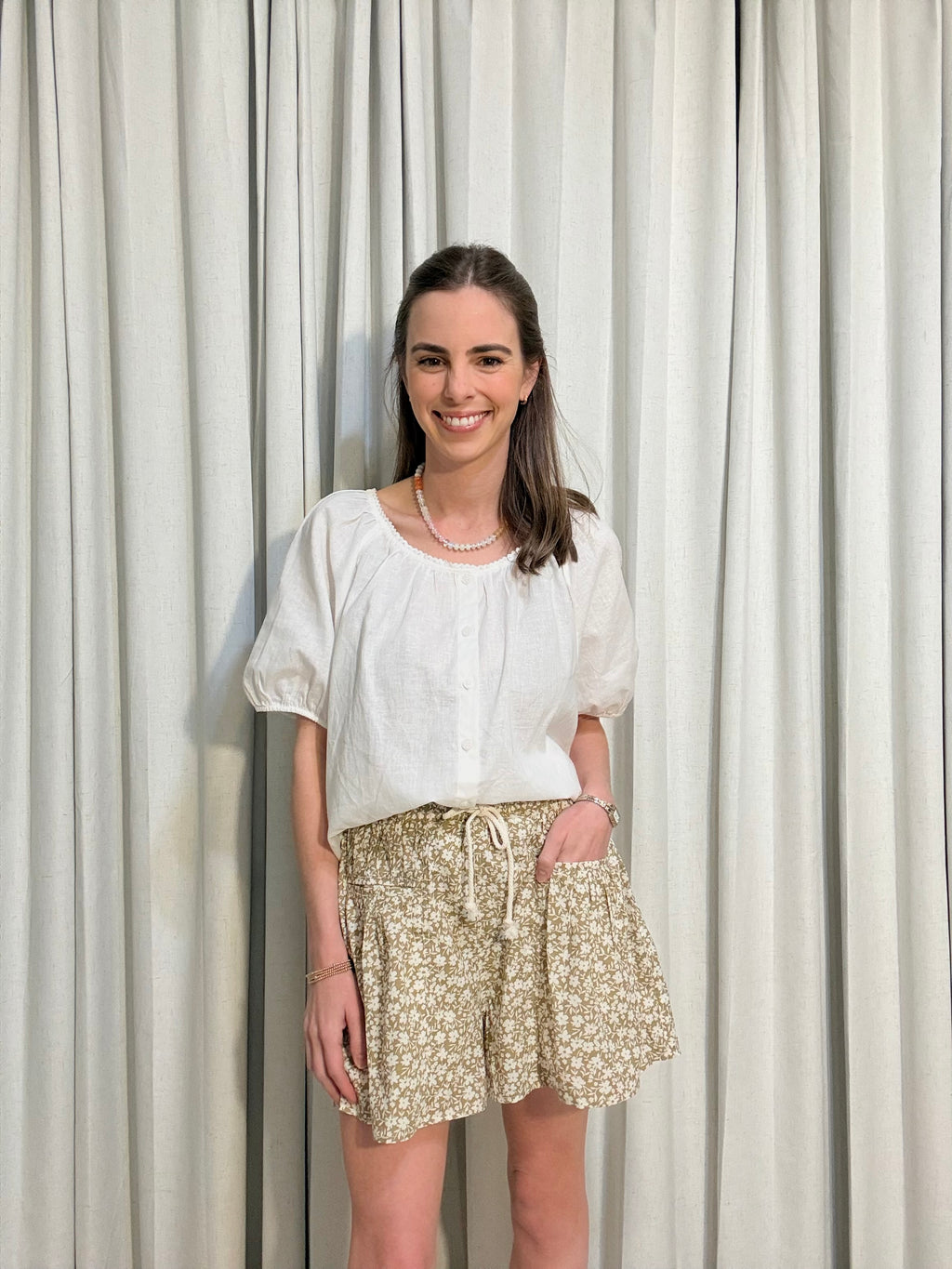 Trim Detail Blouse