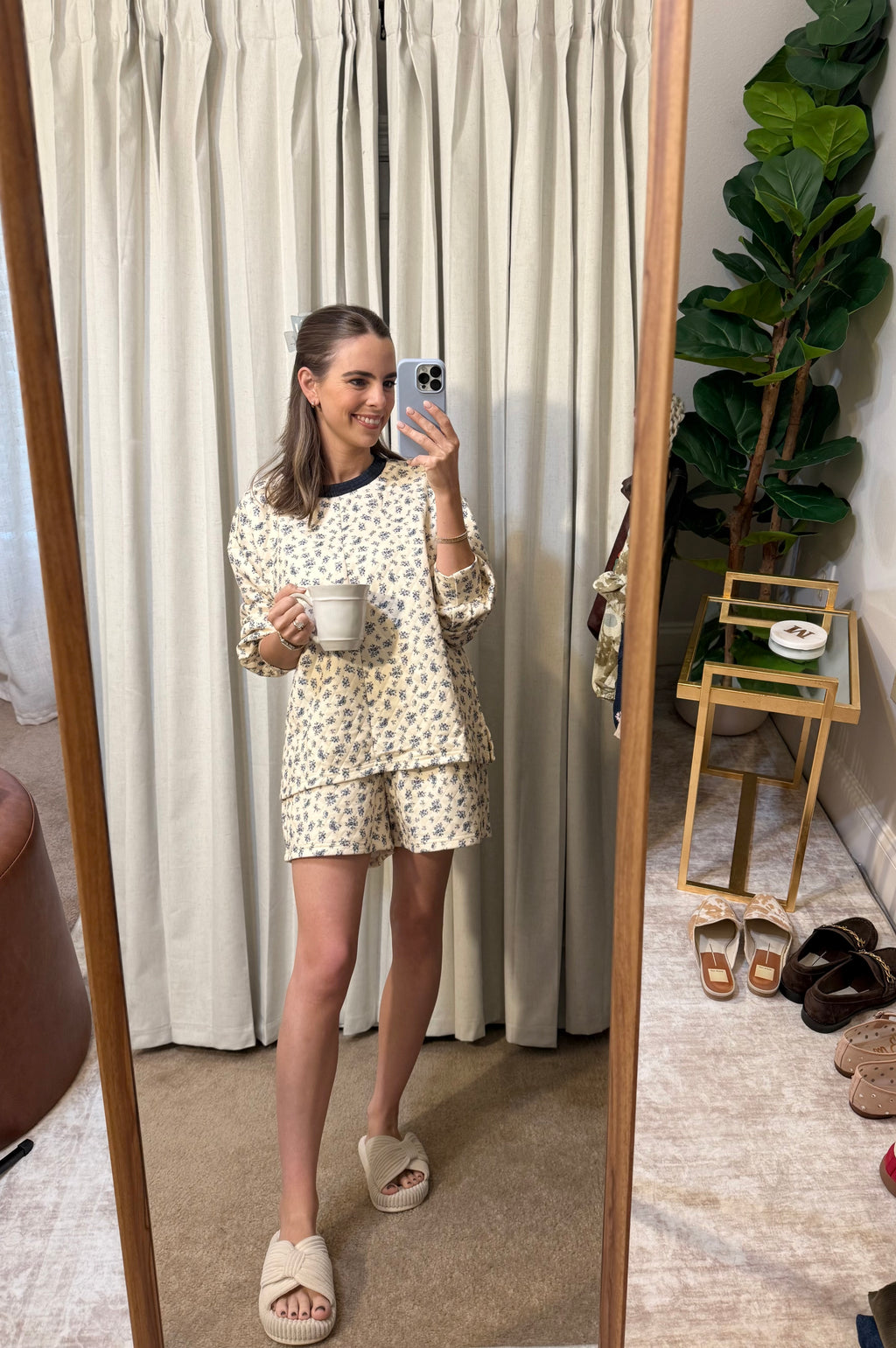 Quilted Pullover Set