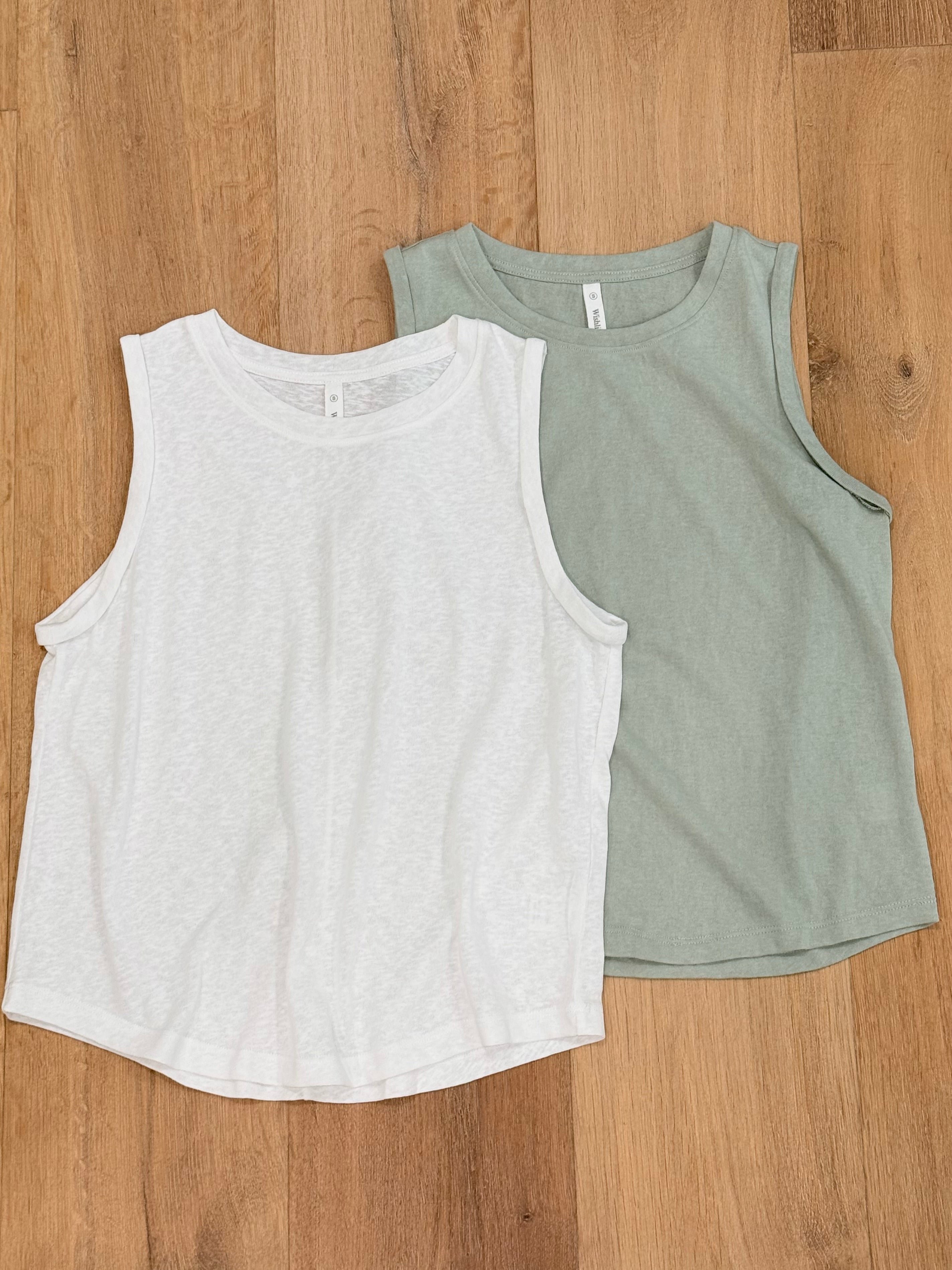 Rolled Sleeve Tanks