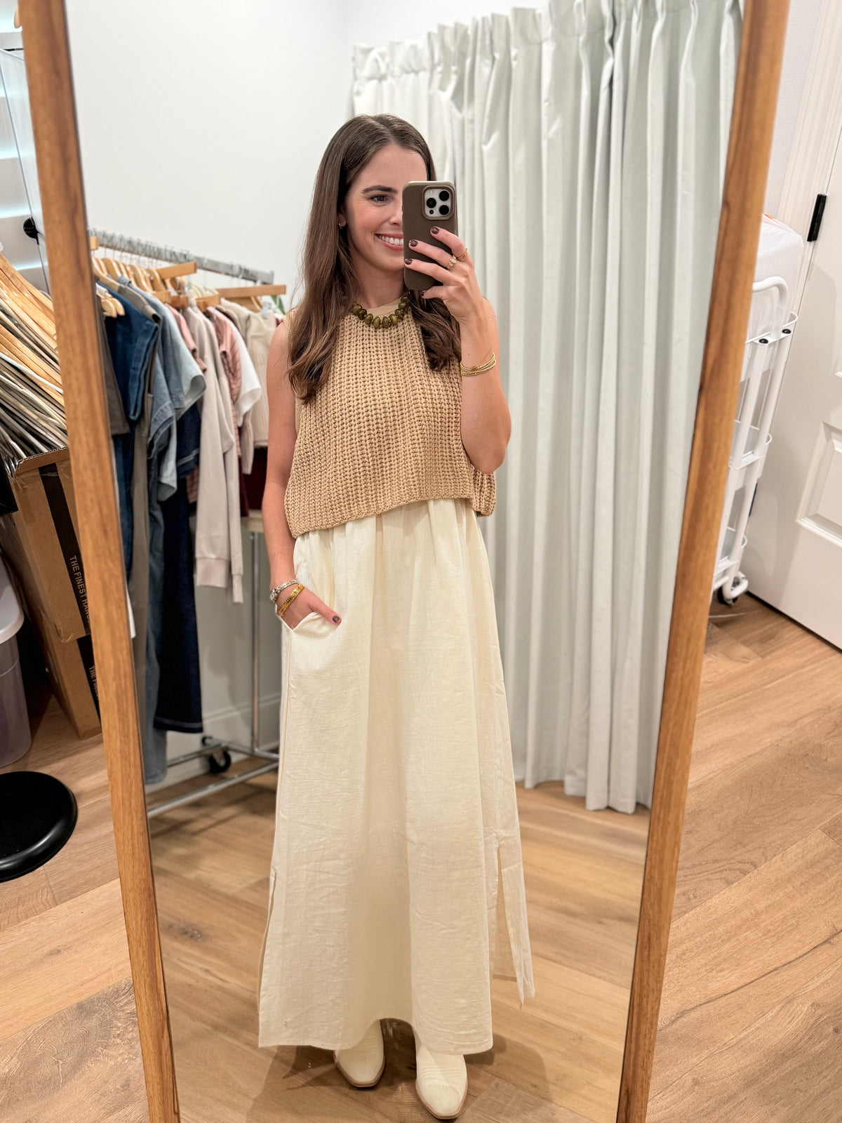 Twofer Midi Dress